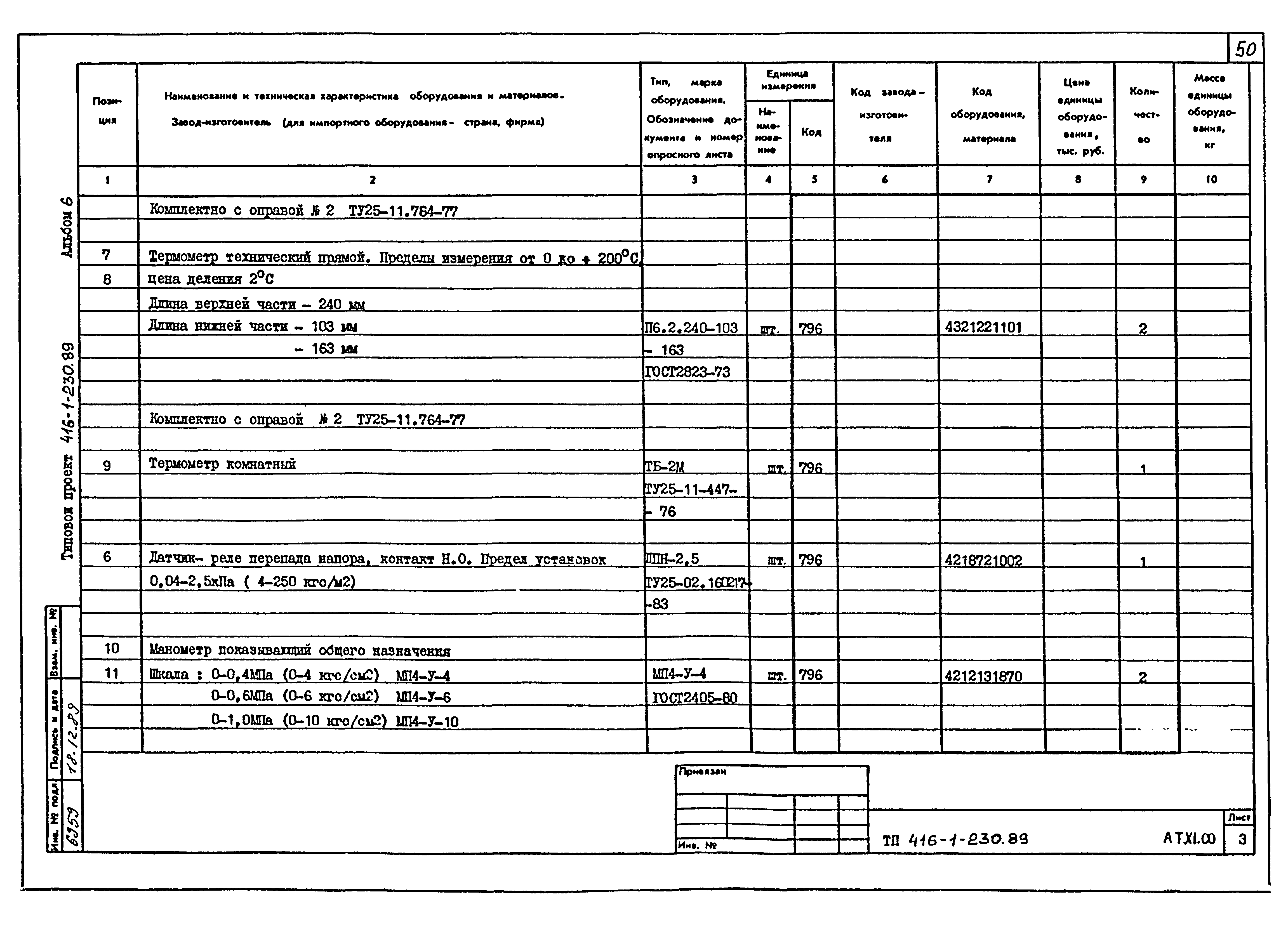 Типовой проект 416-1-230.89