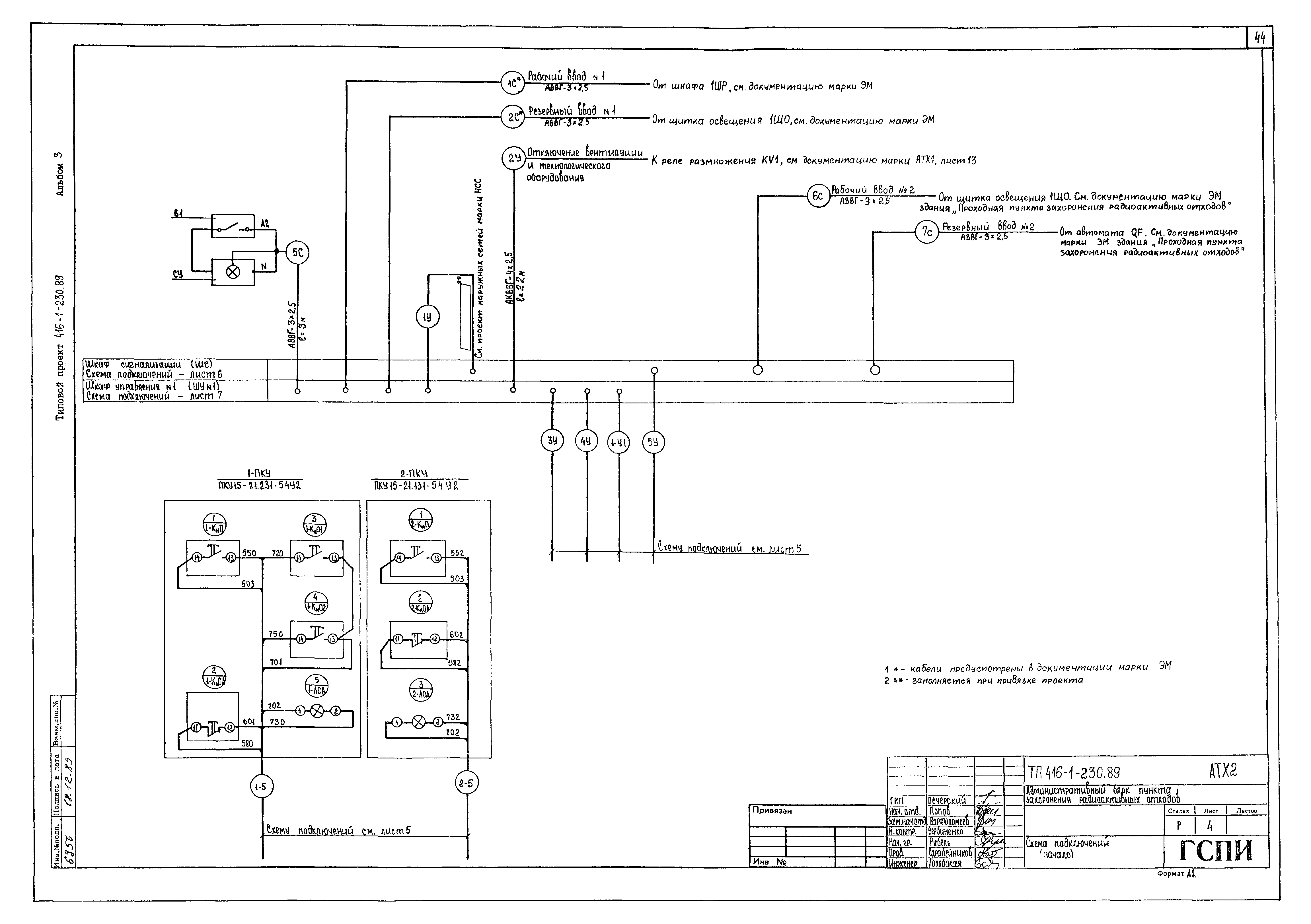 Типовой проект 416-1-230.89