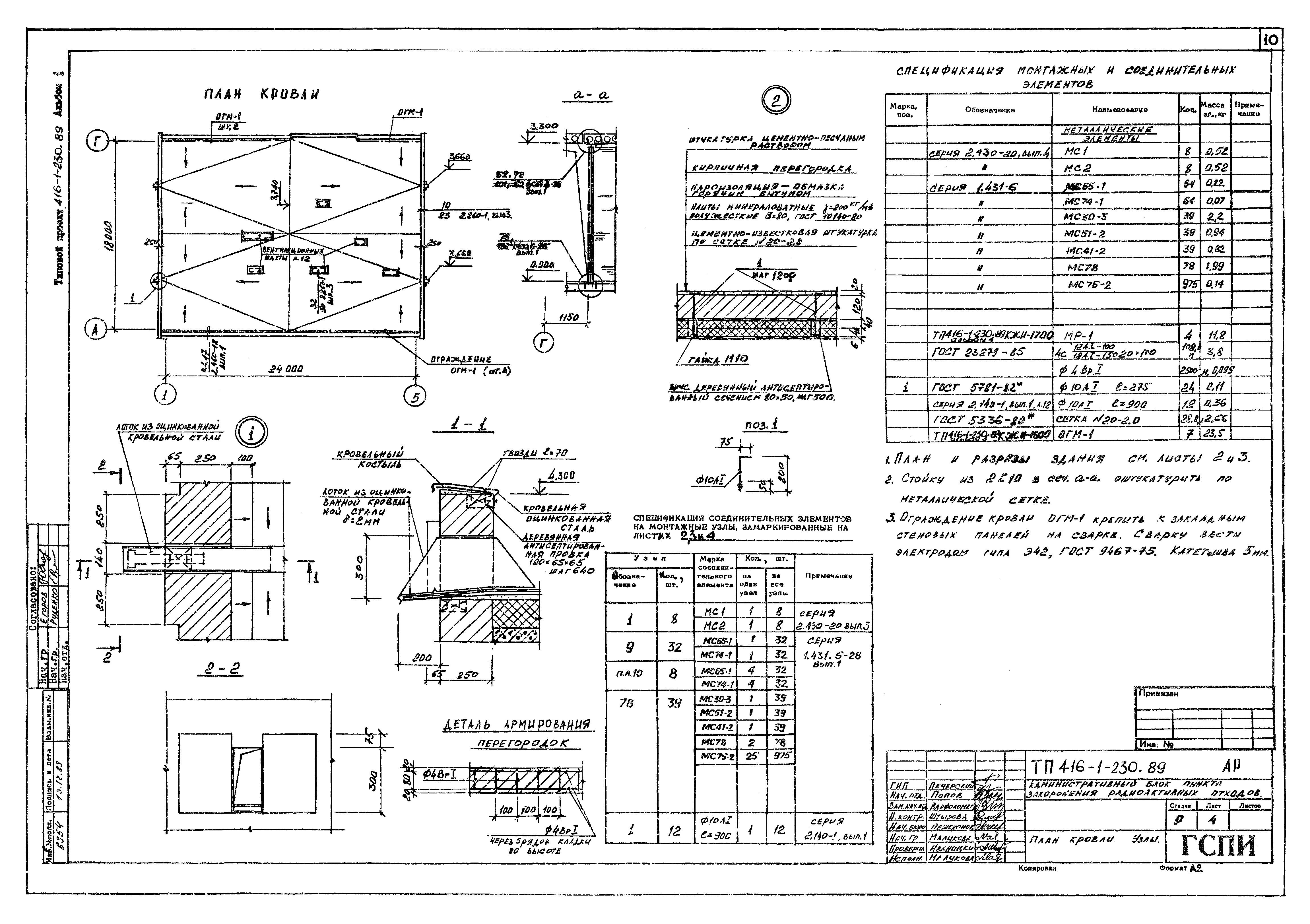 Типовой проект 416-1-230.89
