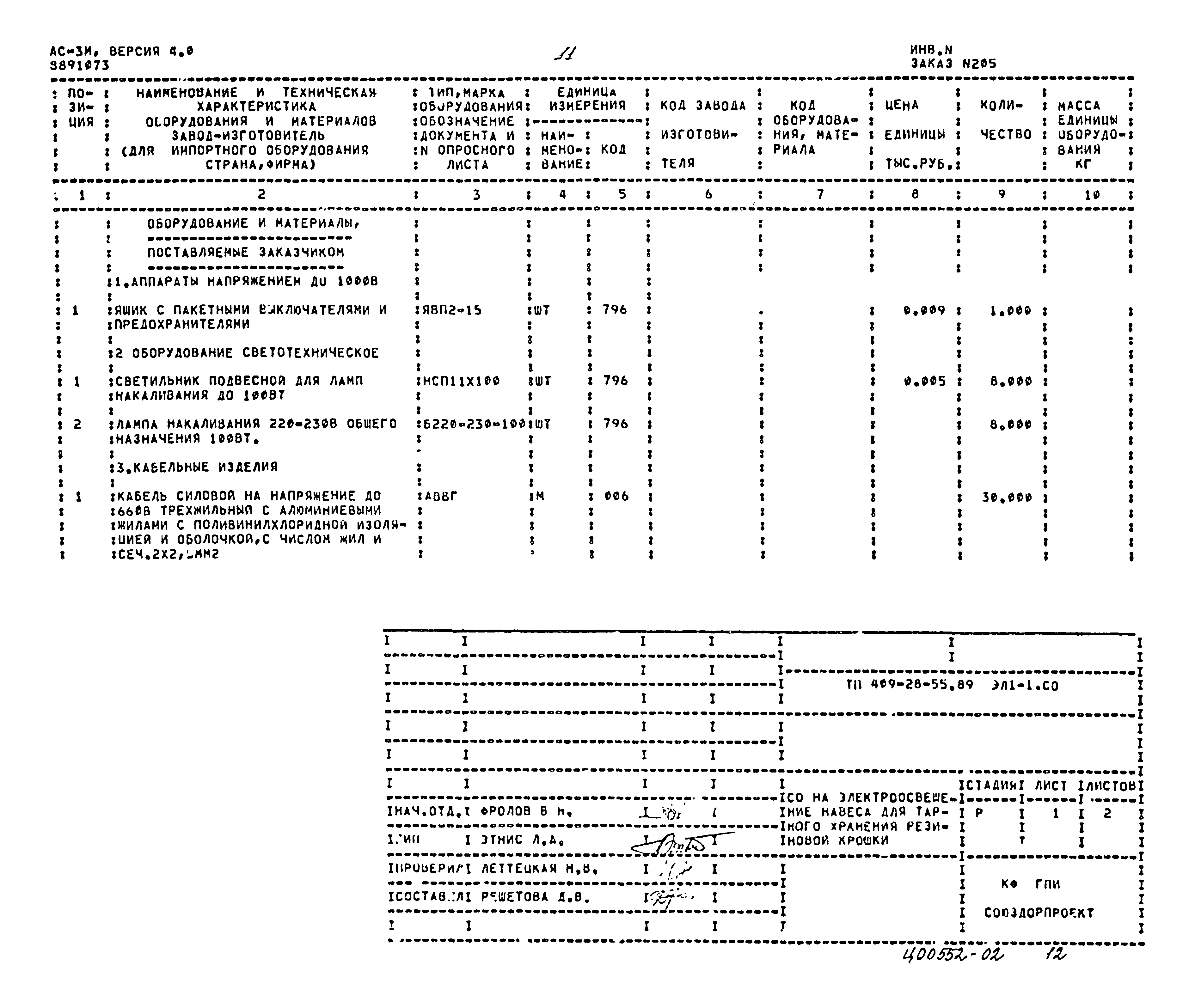 Типовой проект 409-28-55.89