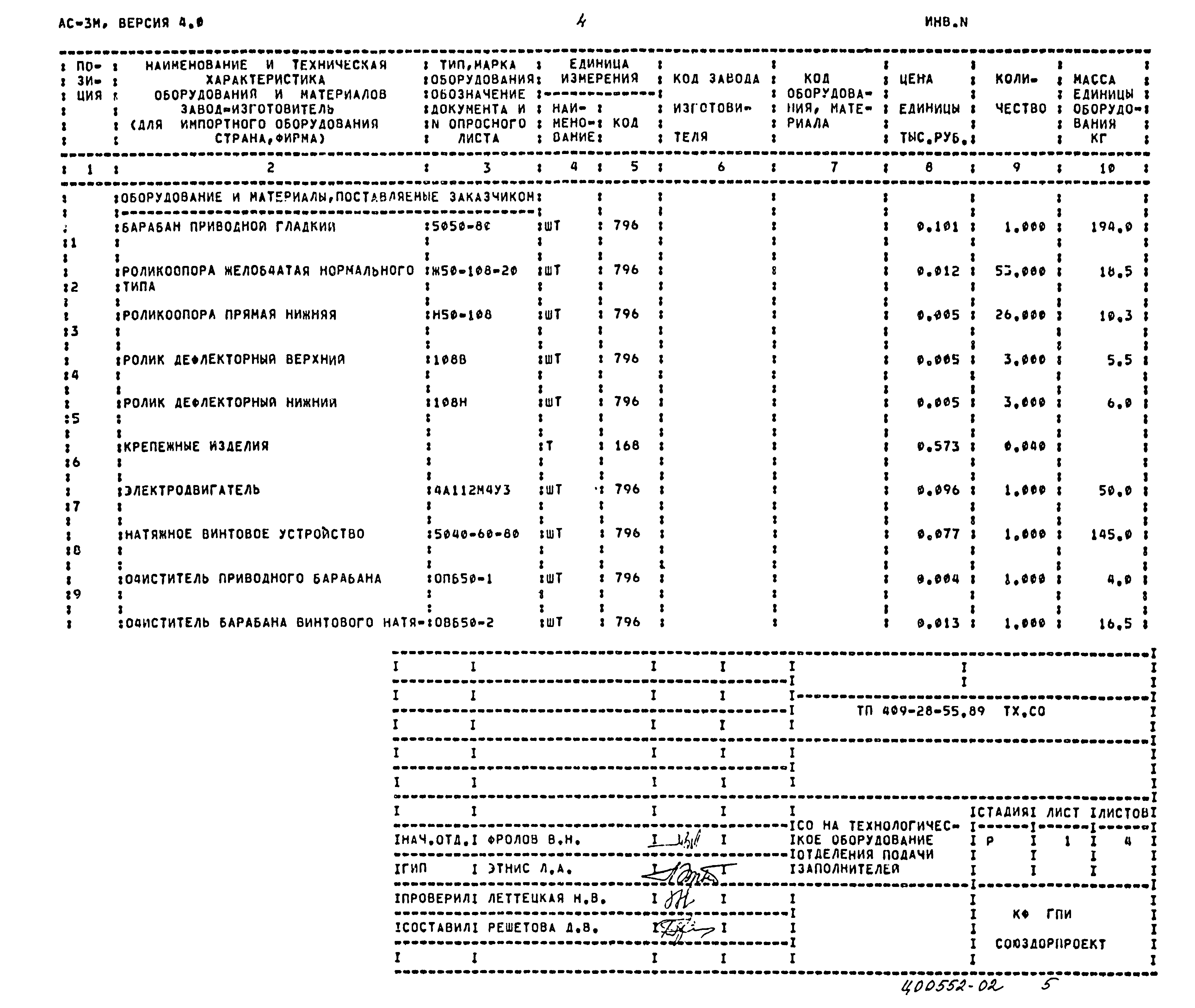 Типовой проект 409-28-55.89