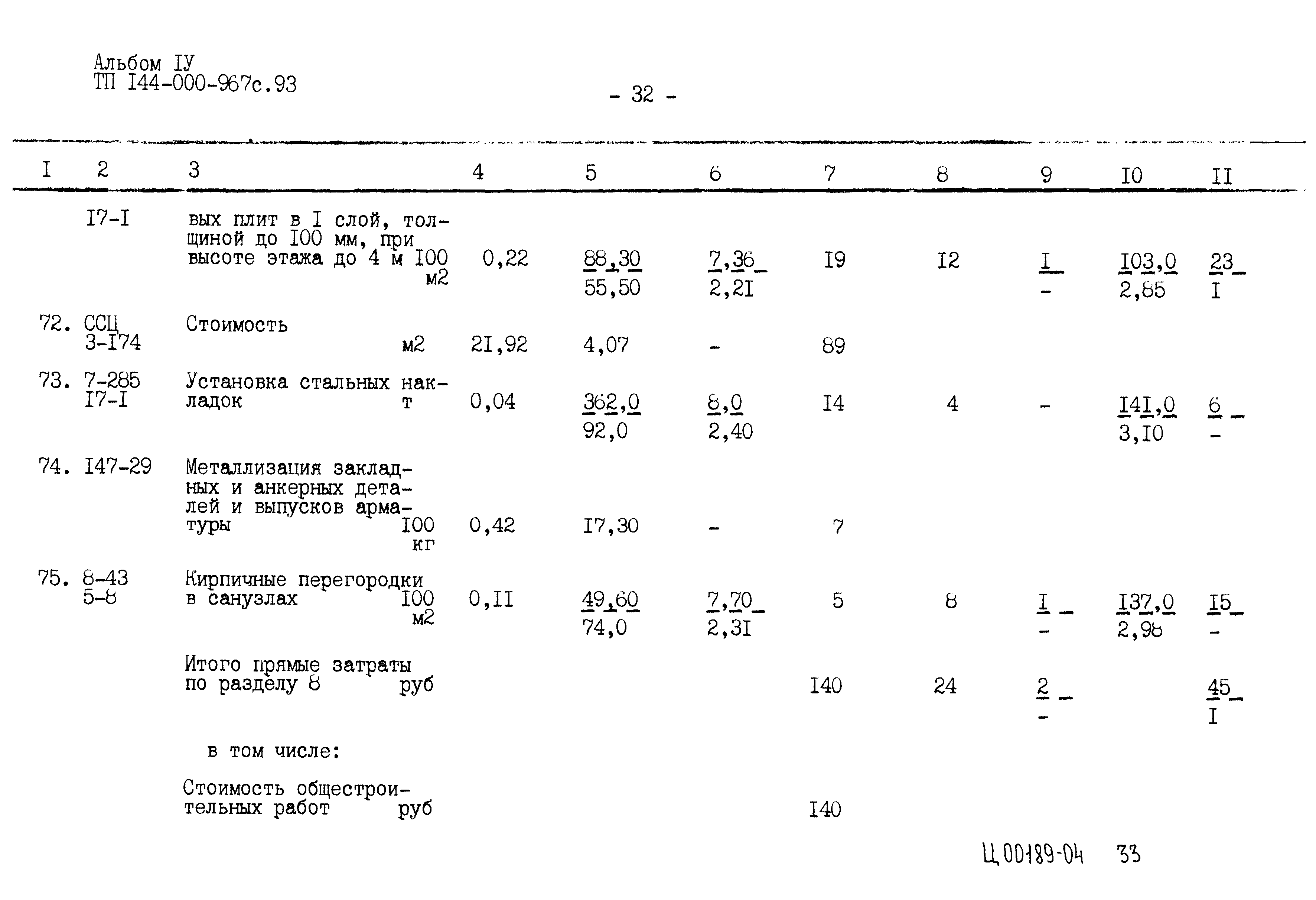 Типовой проект 144-000-967с.93