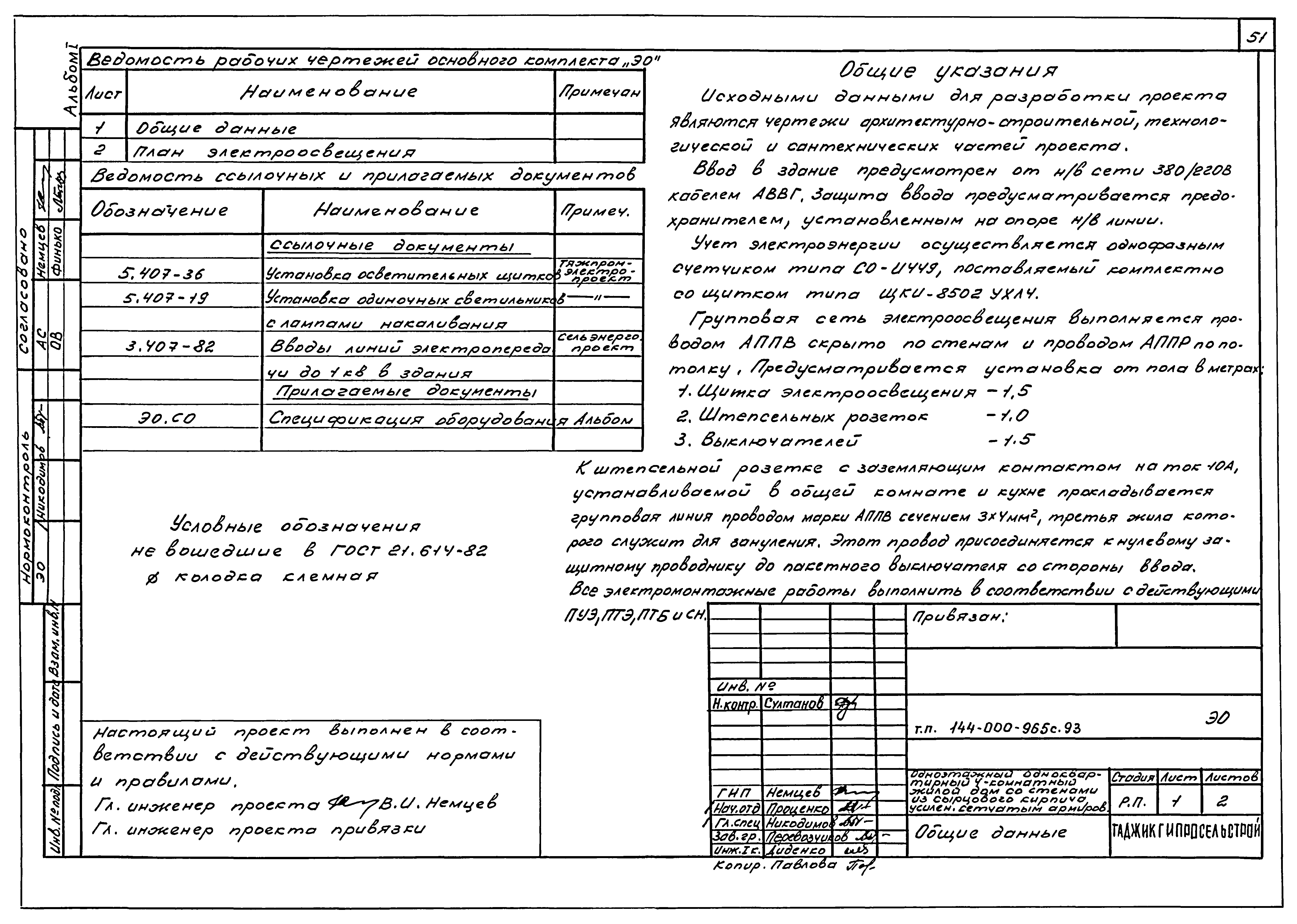 Типовой проект 144-000-965с.93