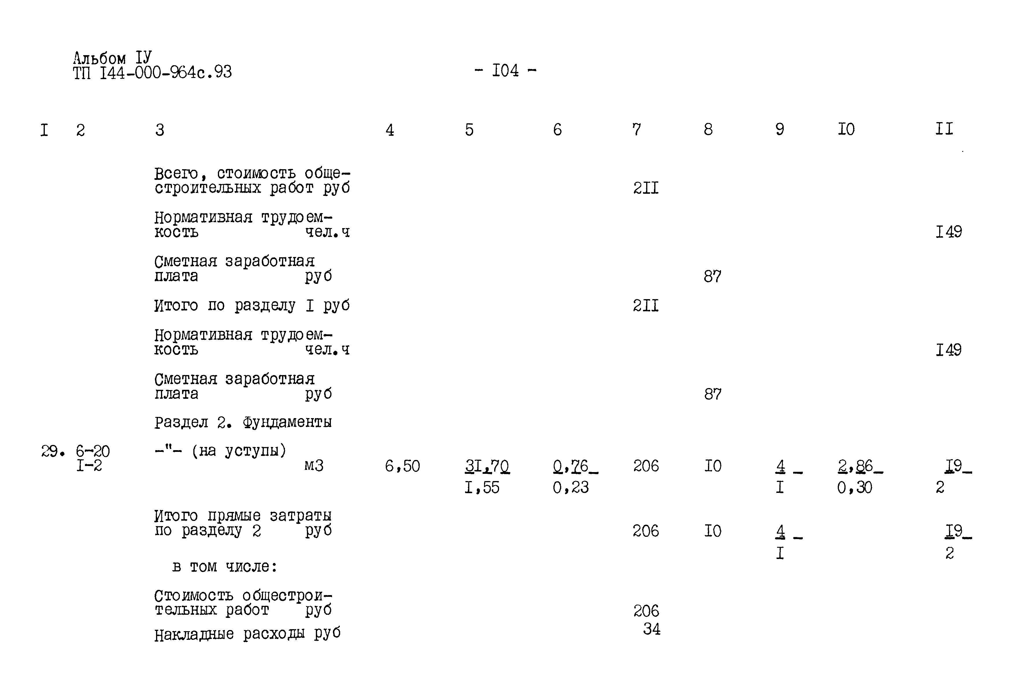 Типовой проект 144-000-964с.93