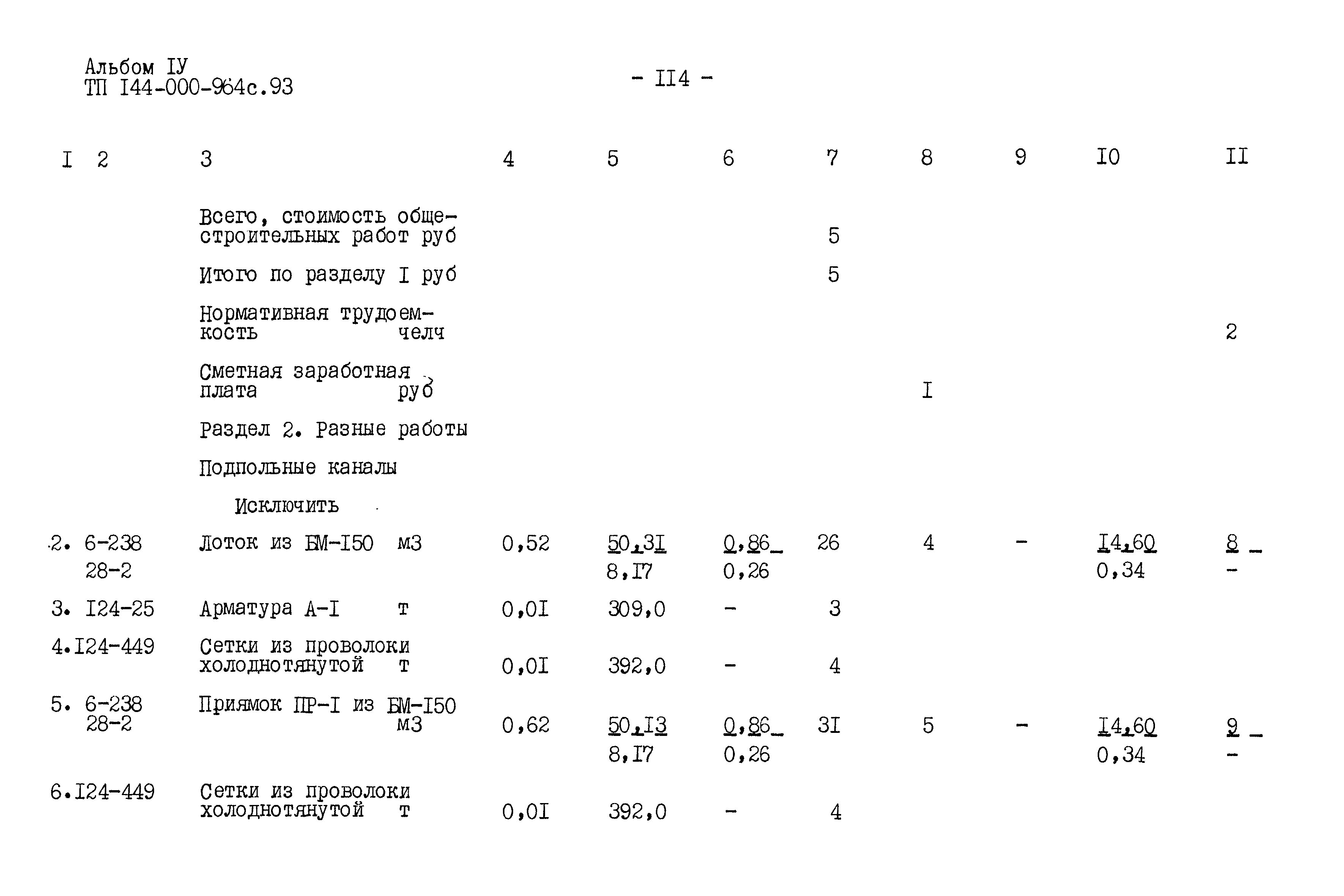 Типовой проект 144-000-964с.93