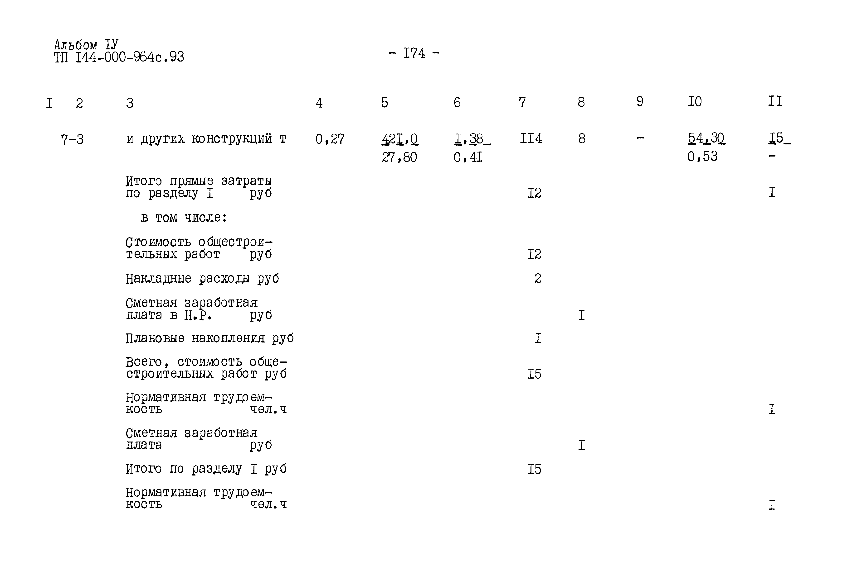 Типовой проект 144-000-964с.93