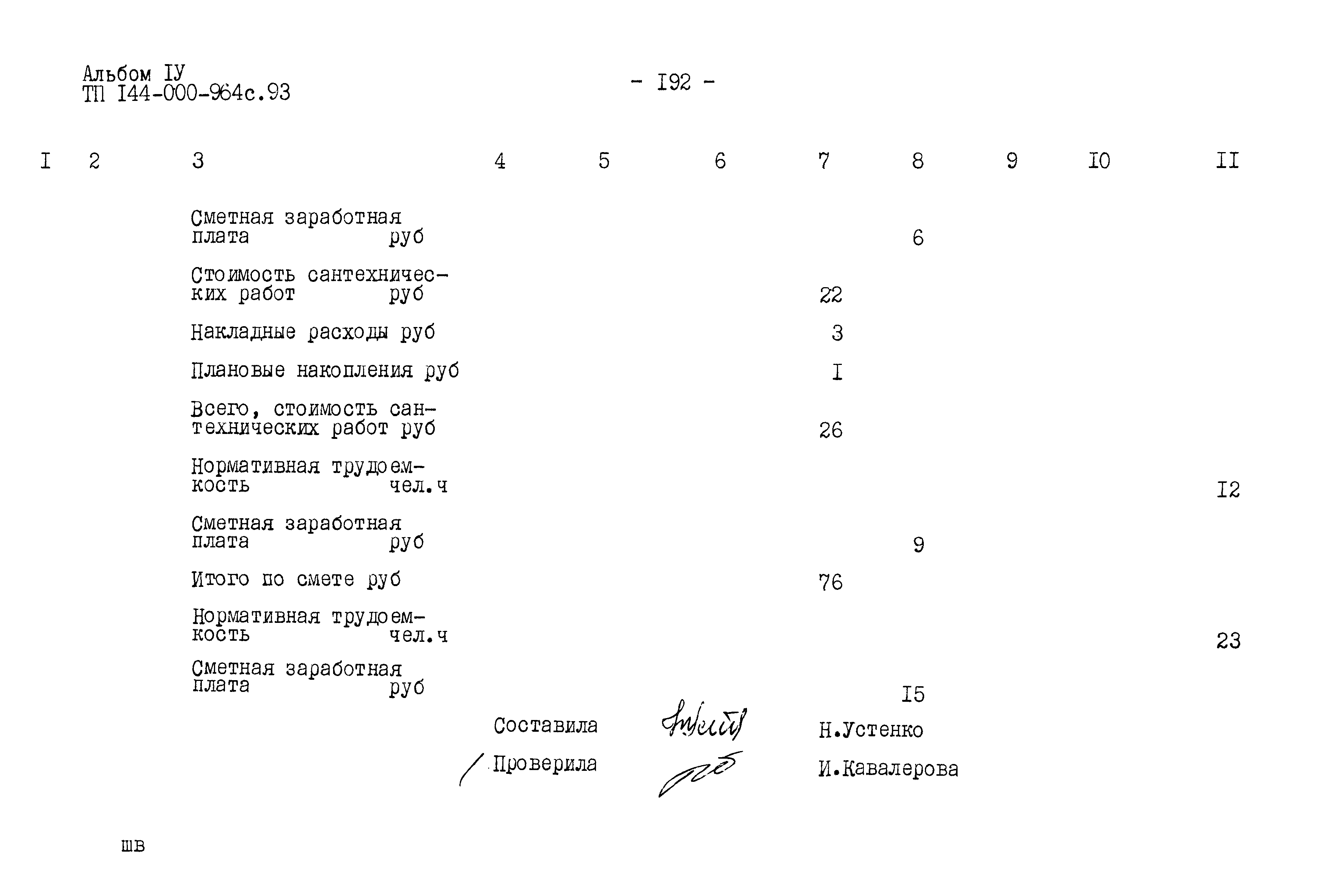 Типовой проект 144-000-964с.93