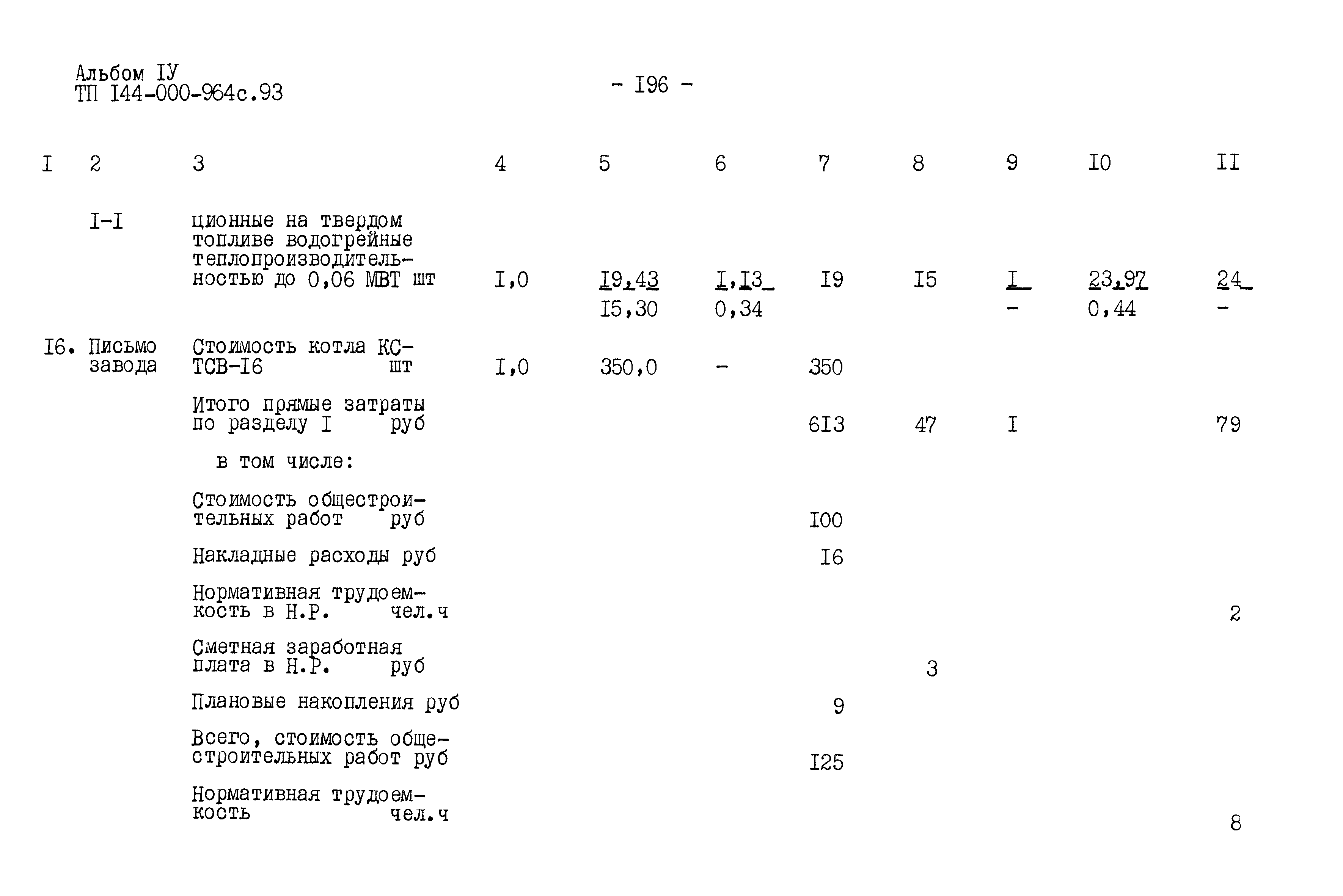 Типовой проект 144-000-964с.93