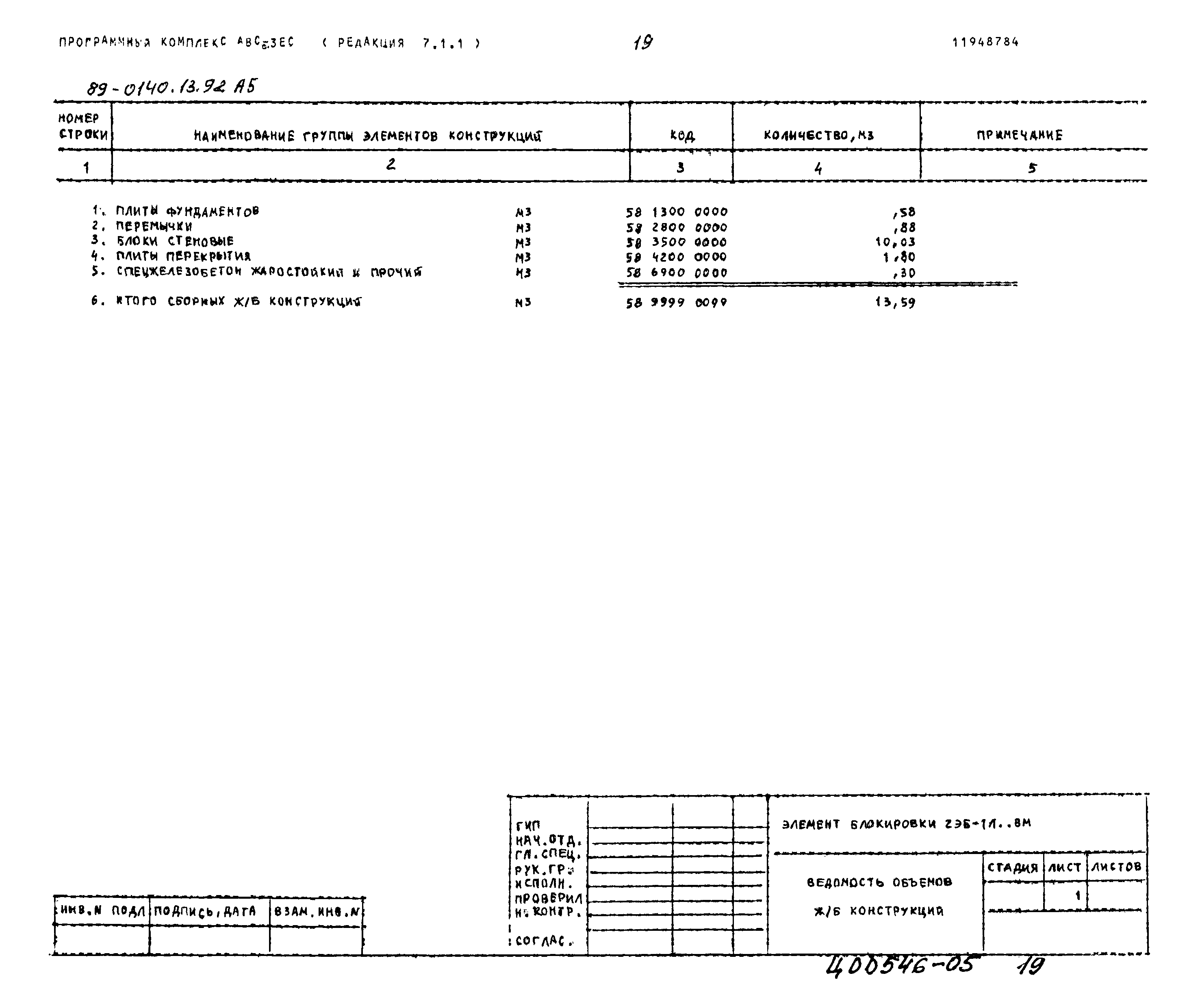 Типовой проект 89-0140.13.92