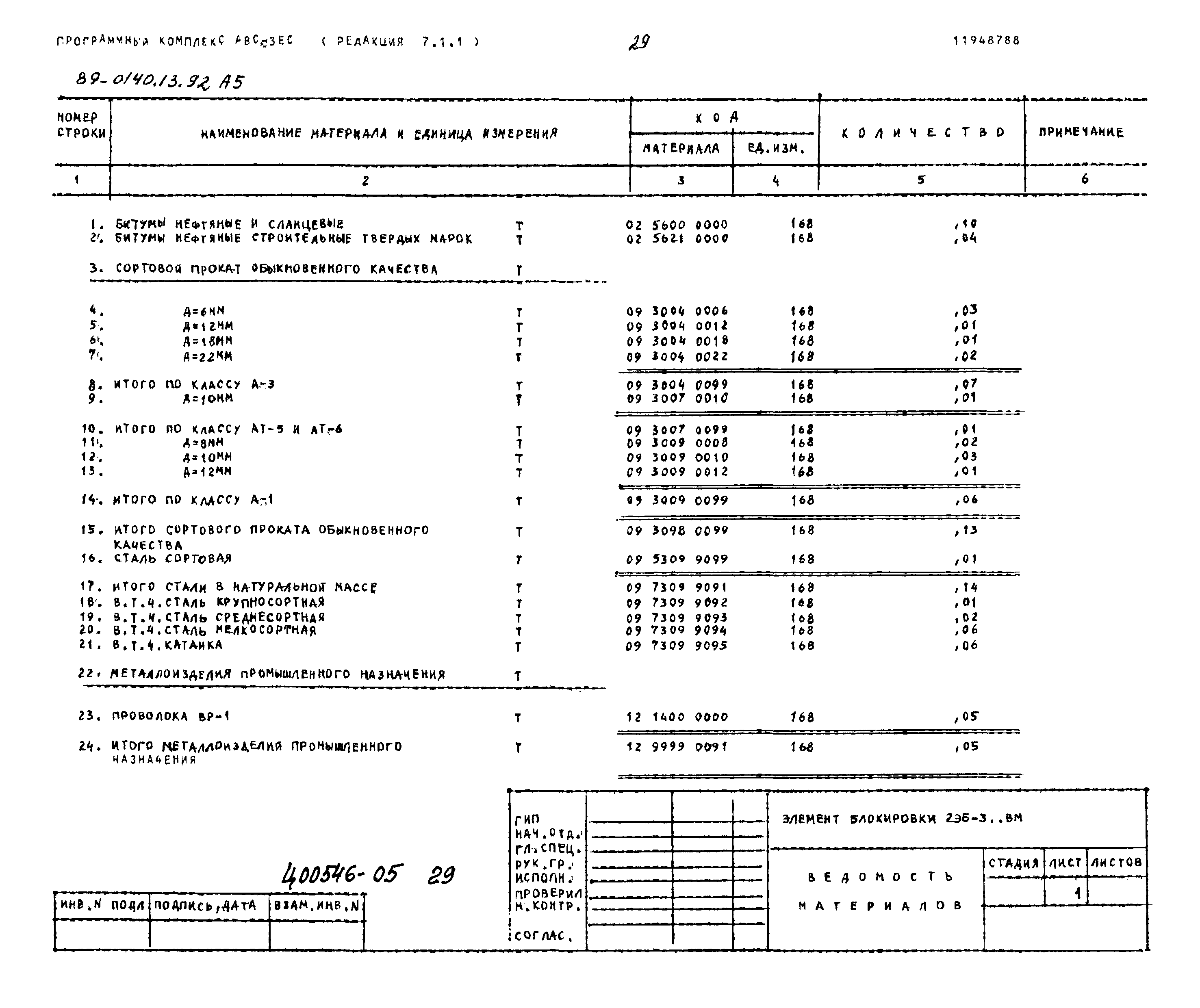 Типовой проект 89-0140.13.92