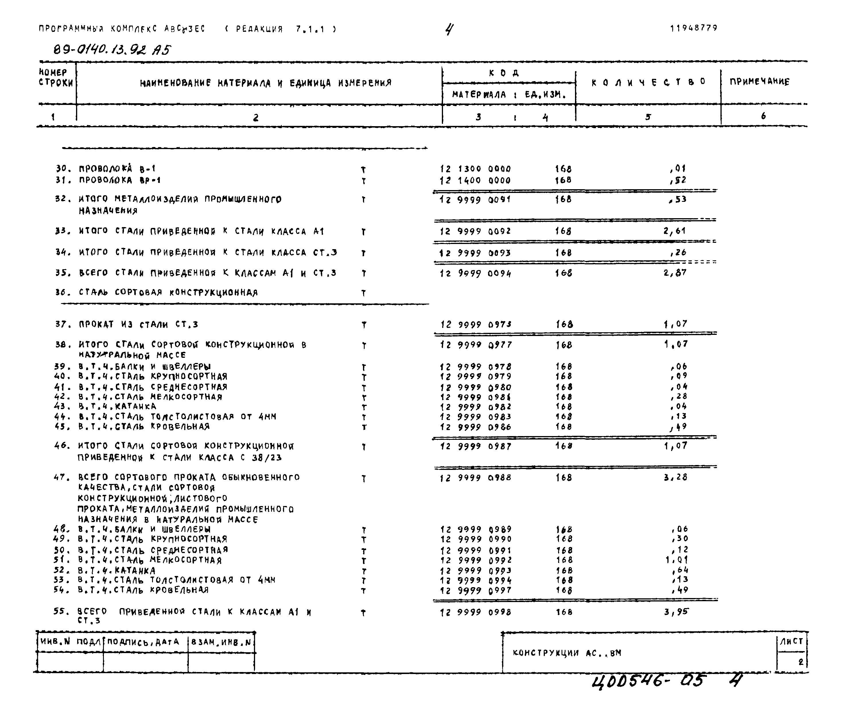 Типовой проект 89-0140.13.92