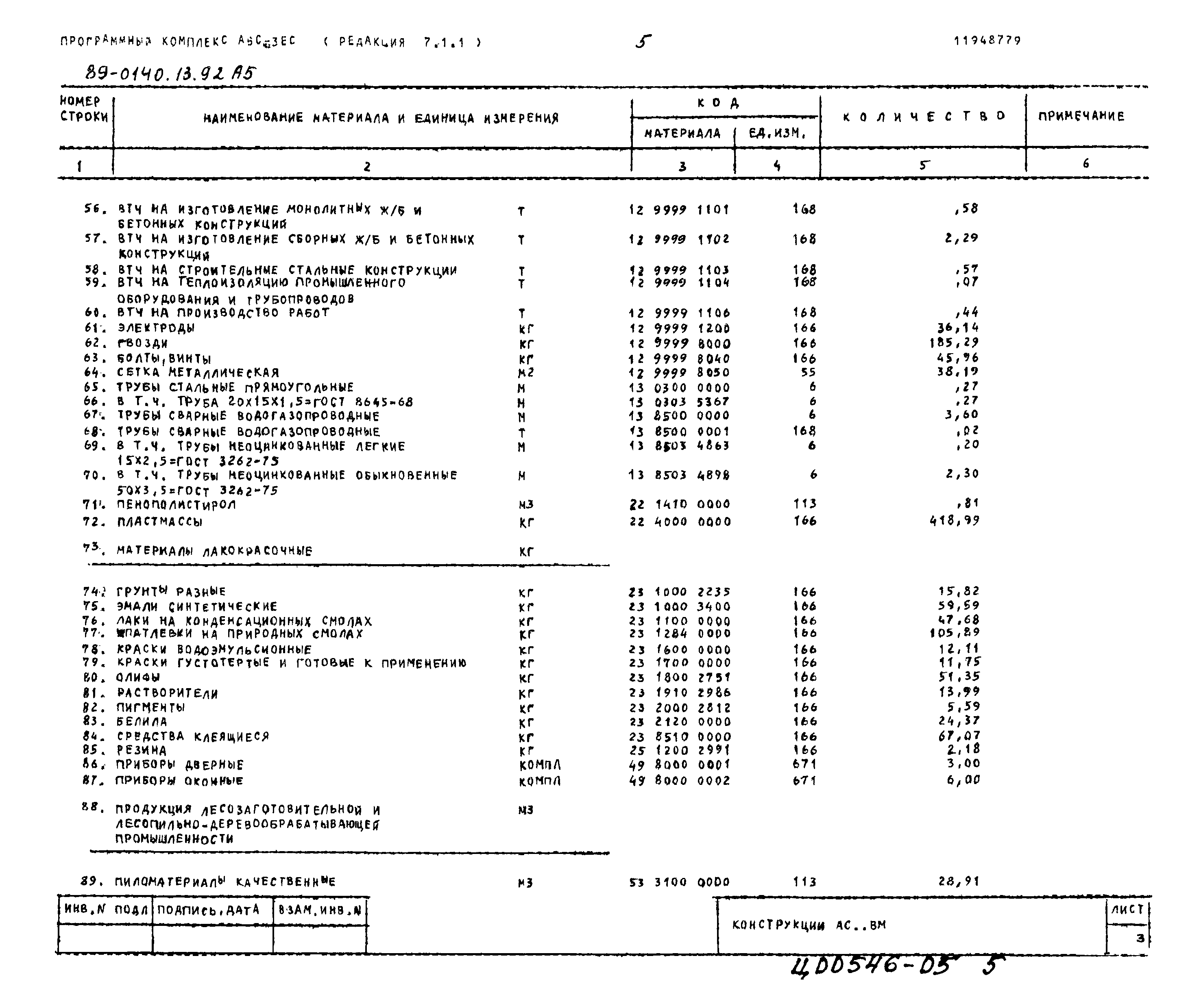 Типовой проект 89-0140.13.92