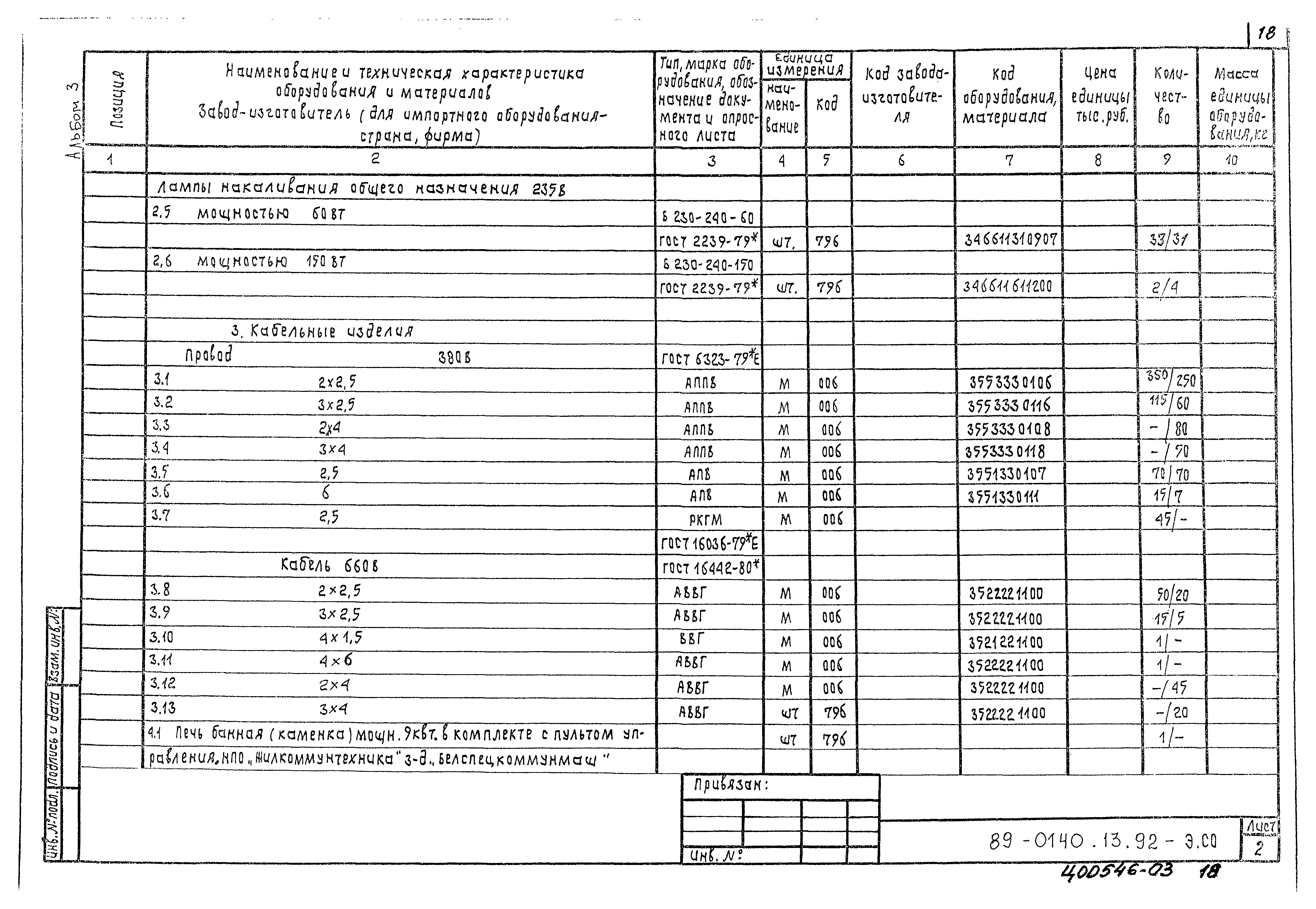 Типовой проект 89-0140.13.92