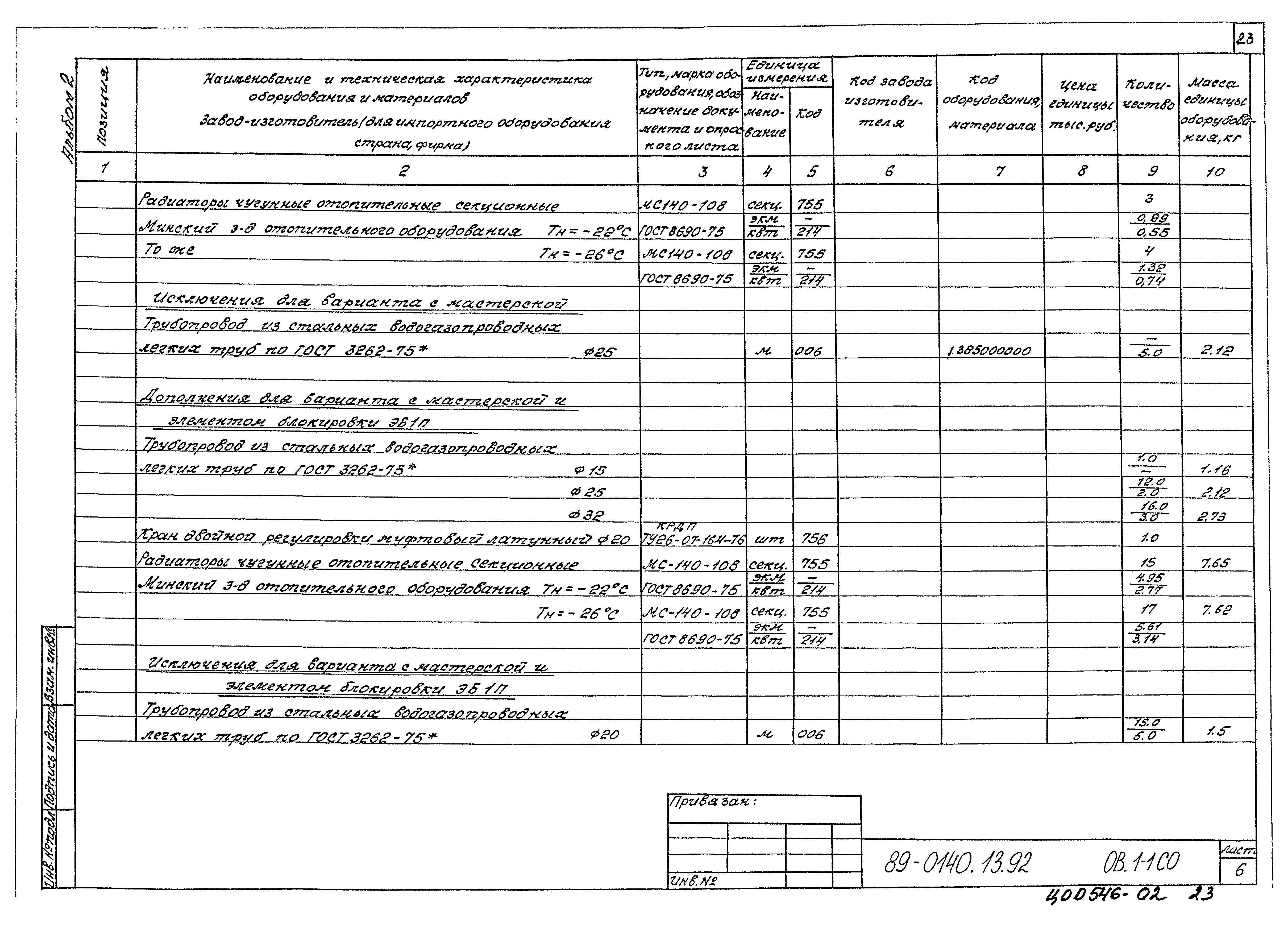 Типовой проект 89-0140.13.92