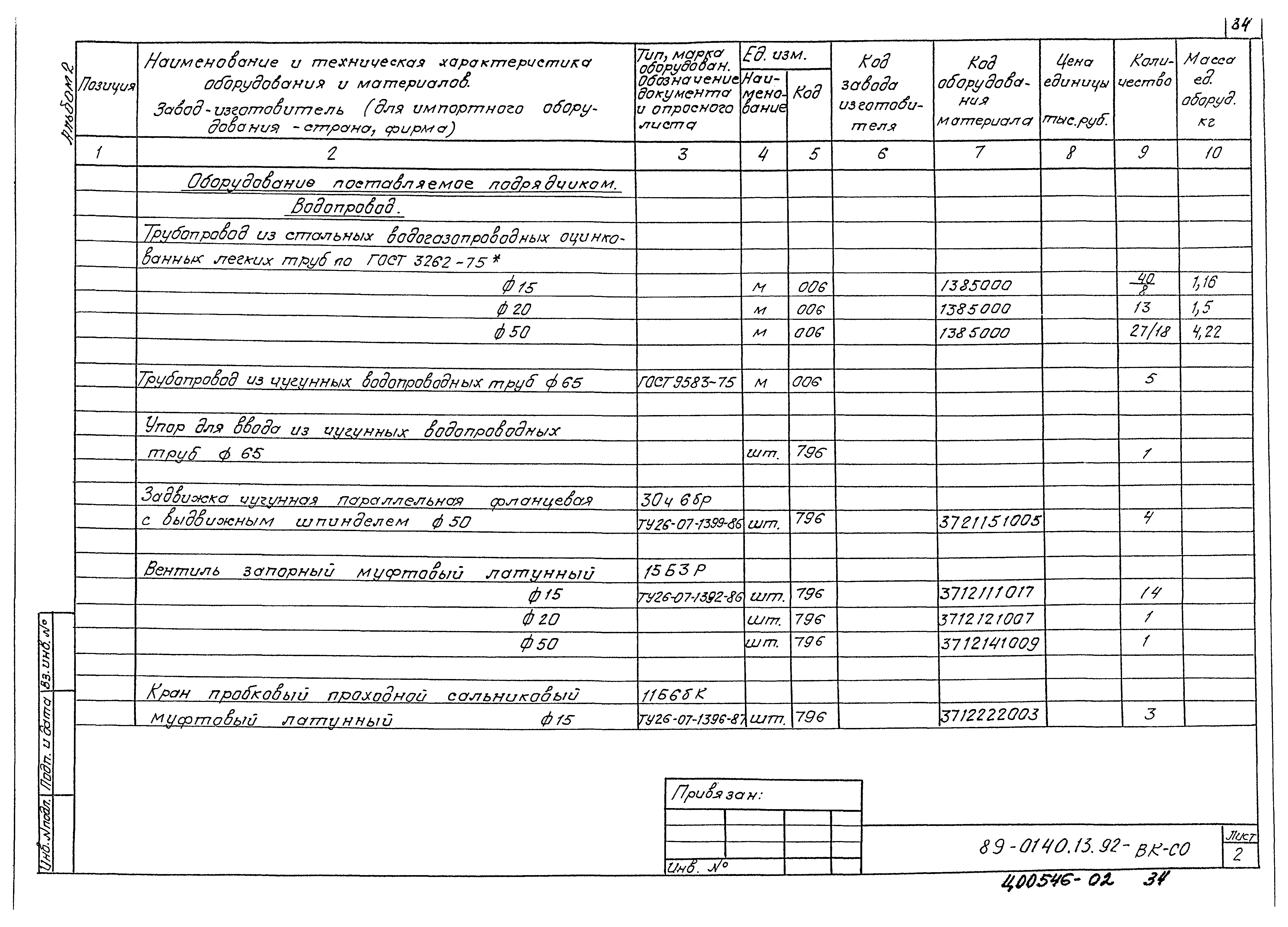 Типовой проект 89-0140.13.92