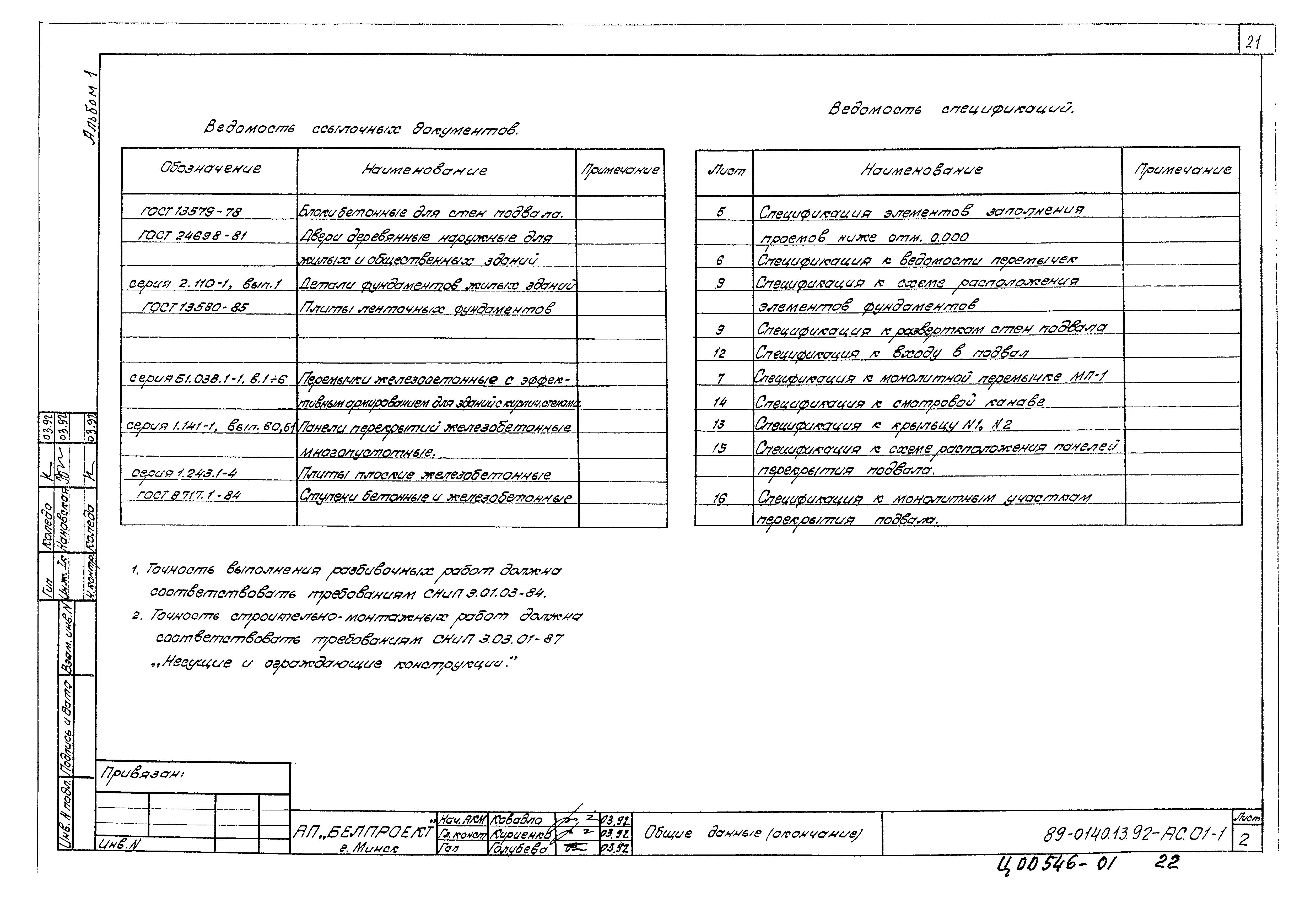 Типовой проект 89-0140.13.92