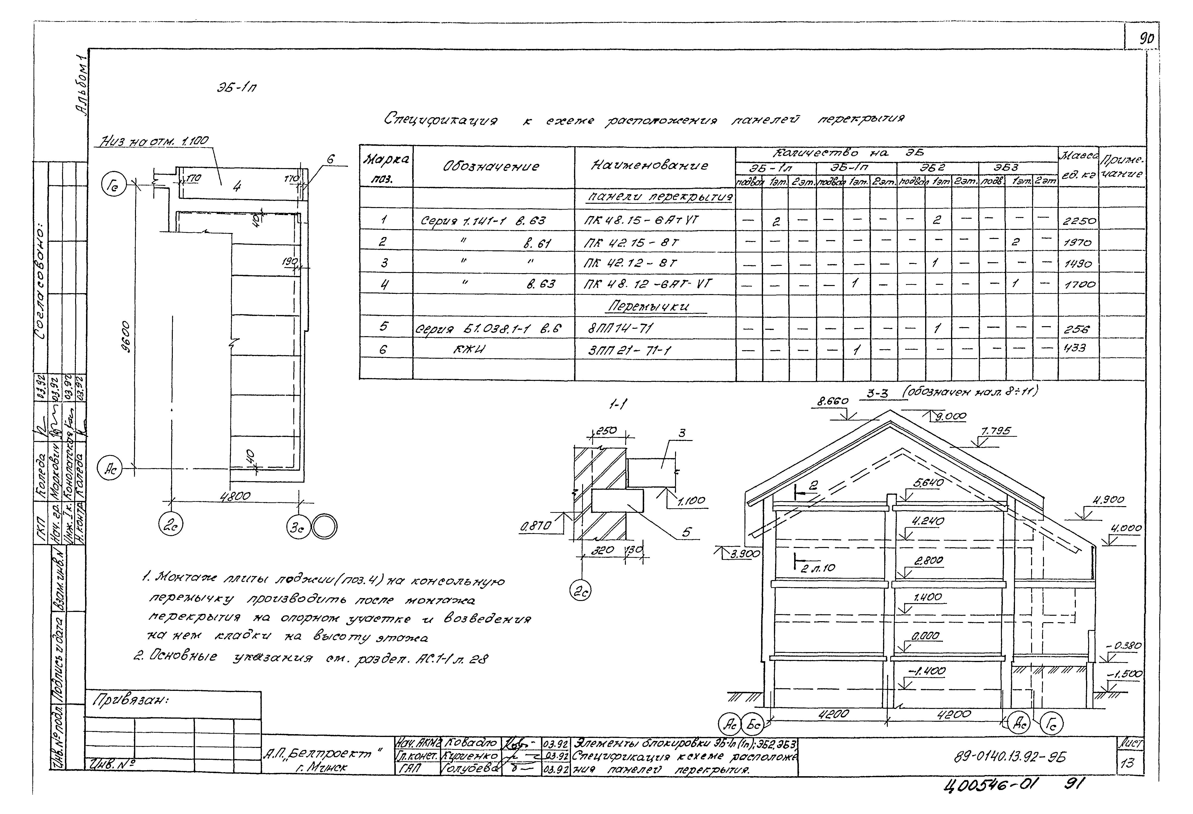 Типовой проект 89-0140.13.92