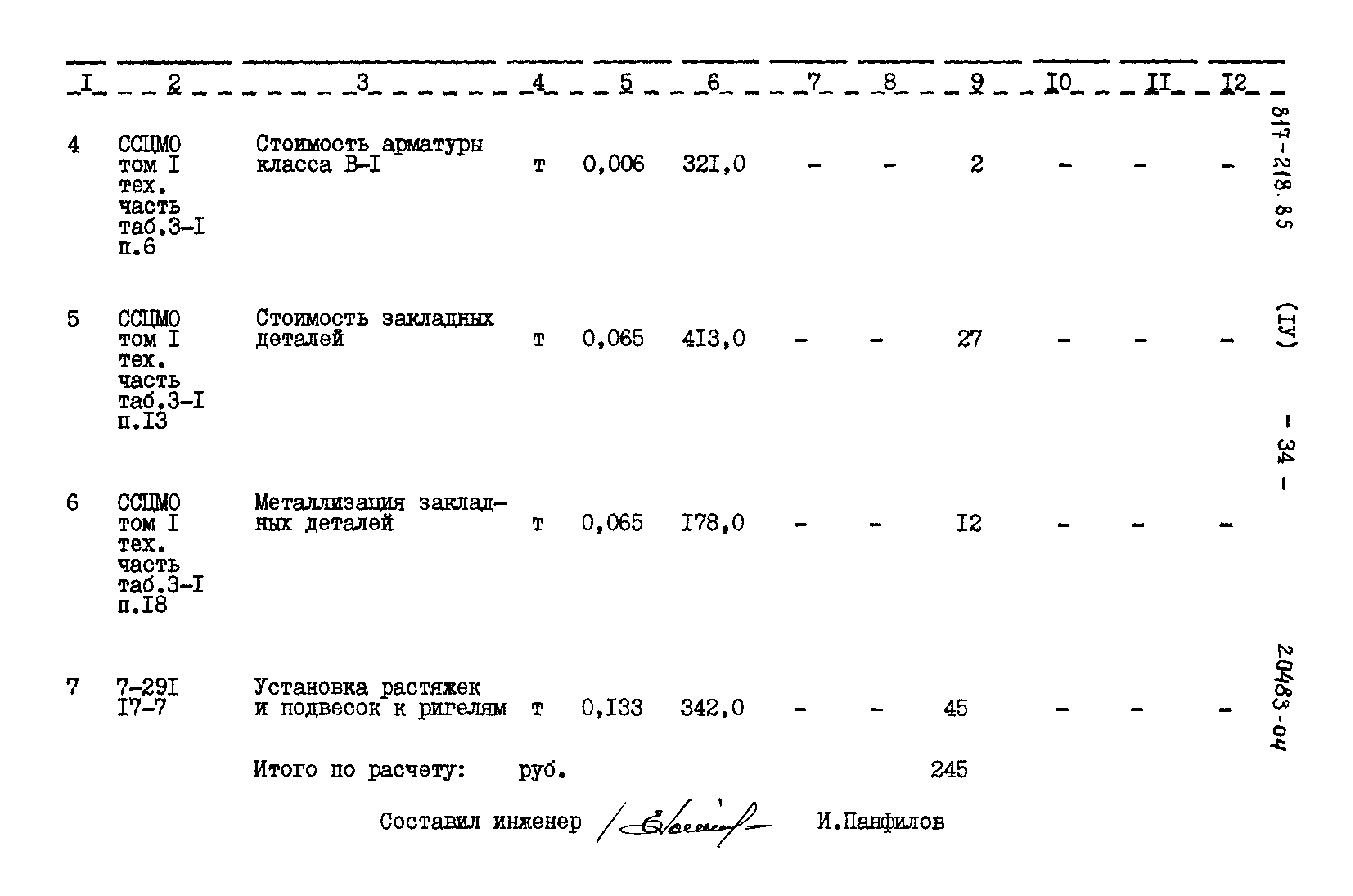 Типовой проект 817-218.85