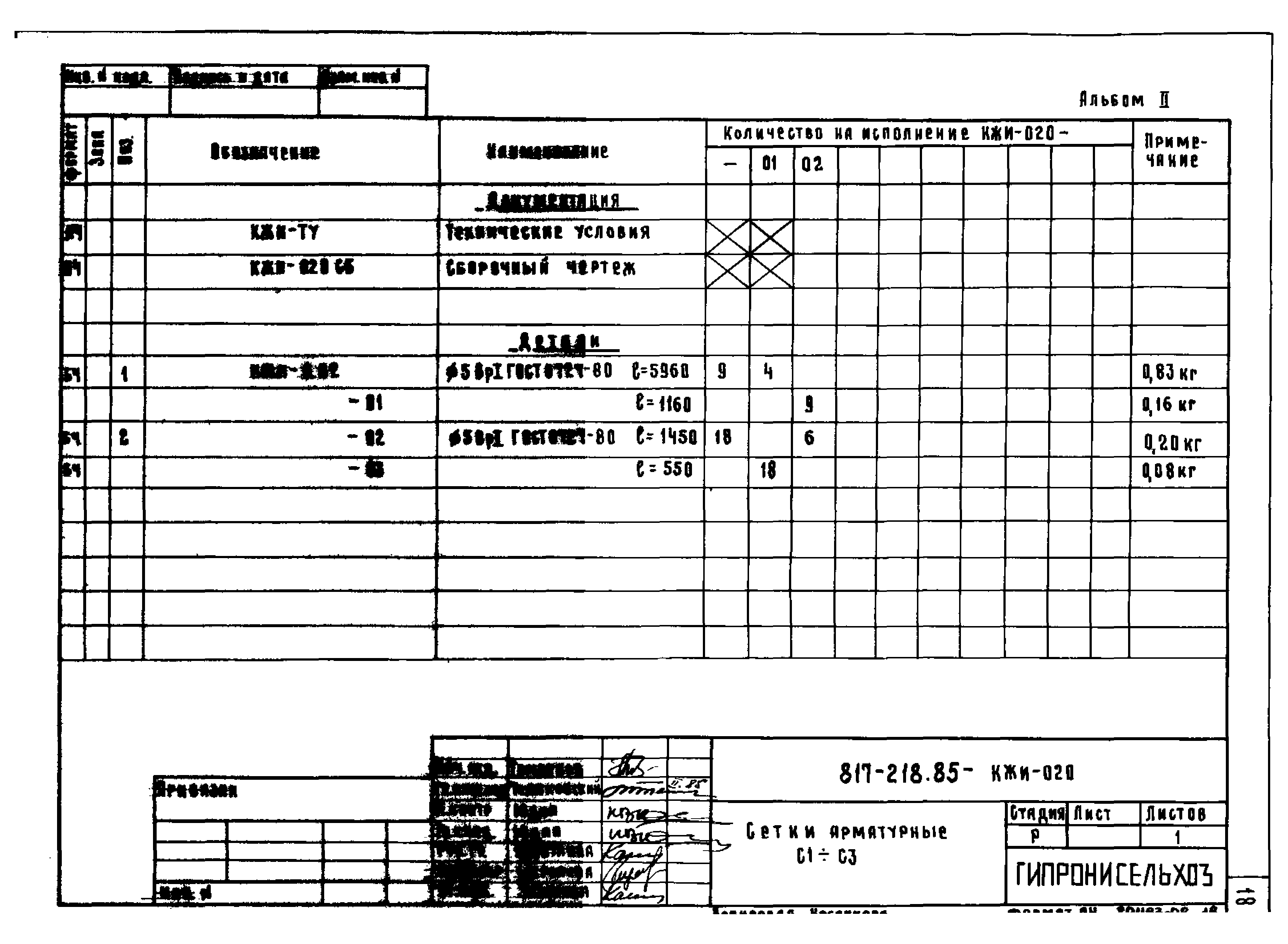 Типовой проект 817-218.85