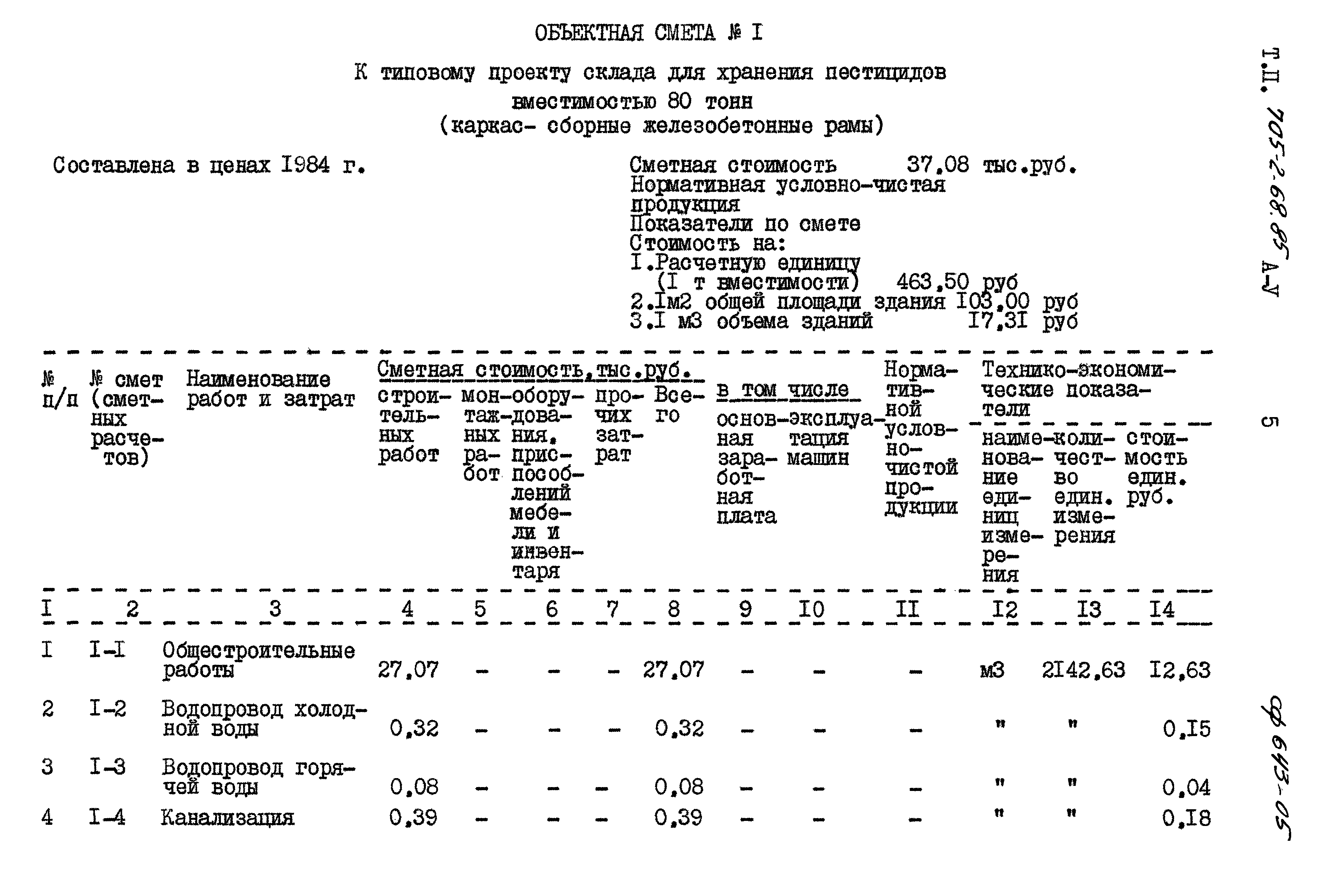 Типовой проект 705-2-68.85