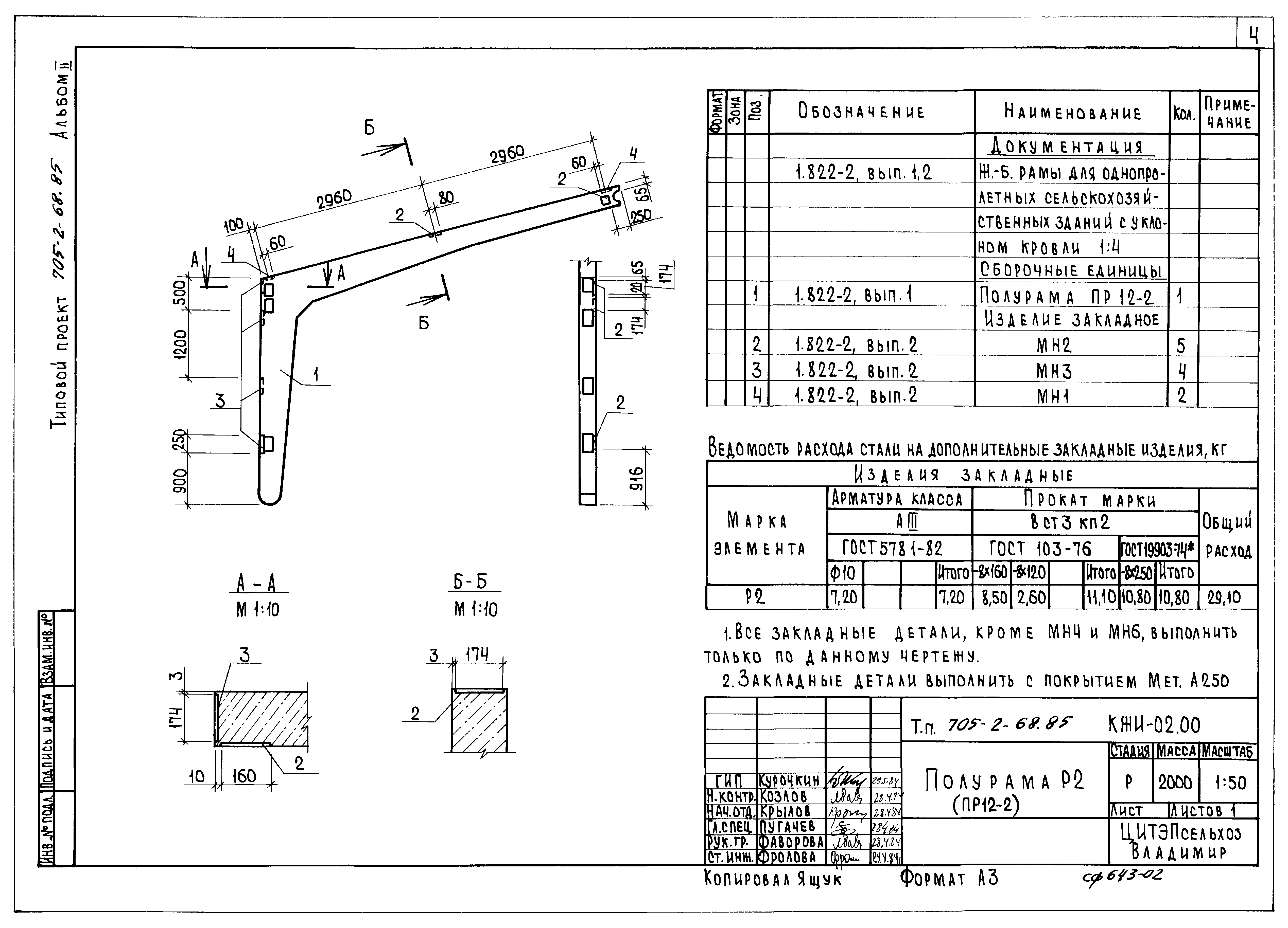 Типовой проект 705-2-68.85