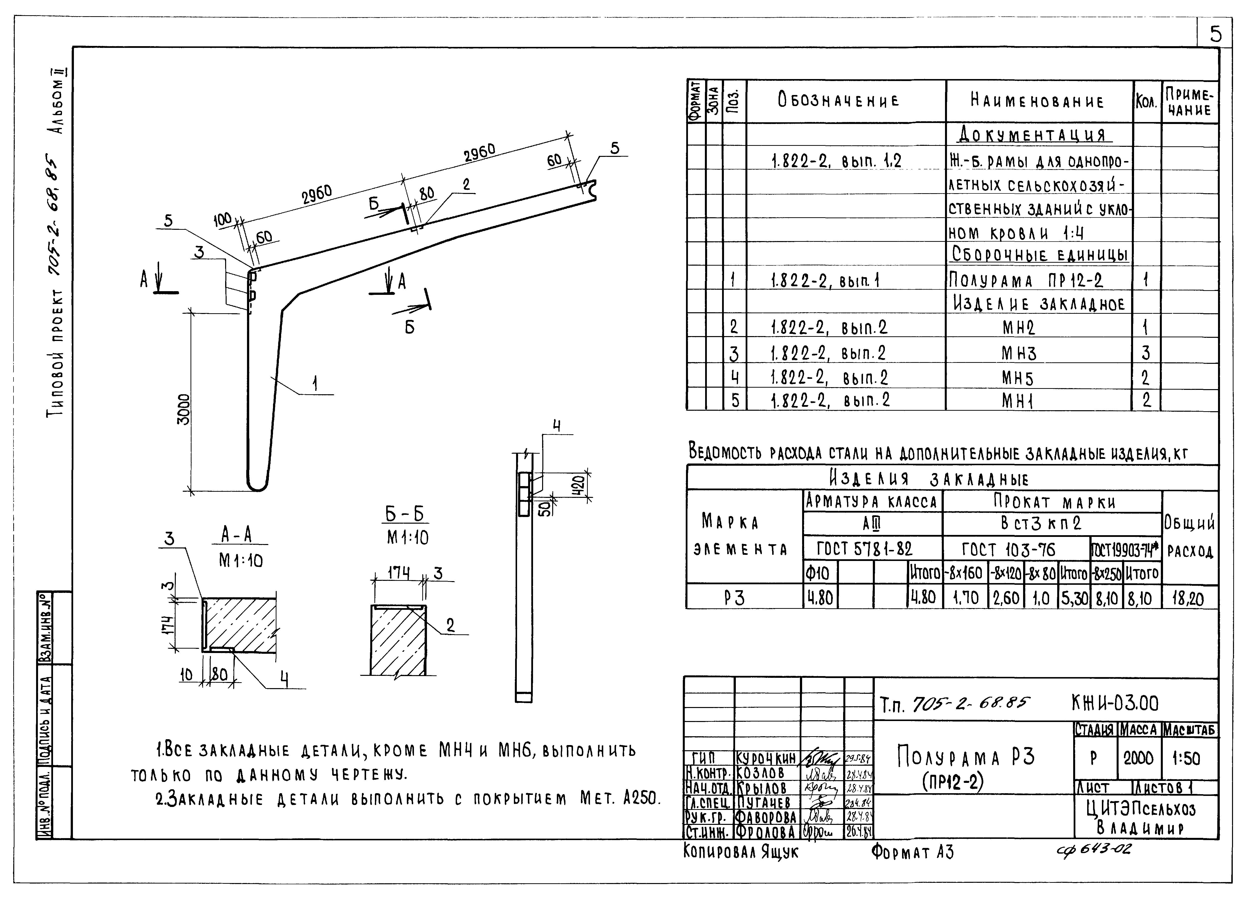 Типовой проект 705-2-68.85