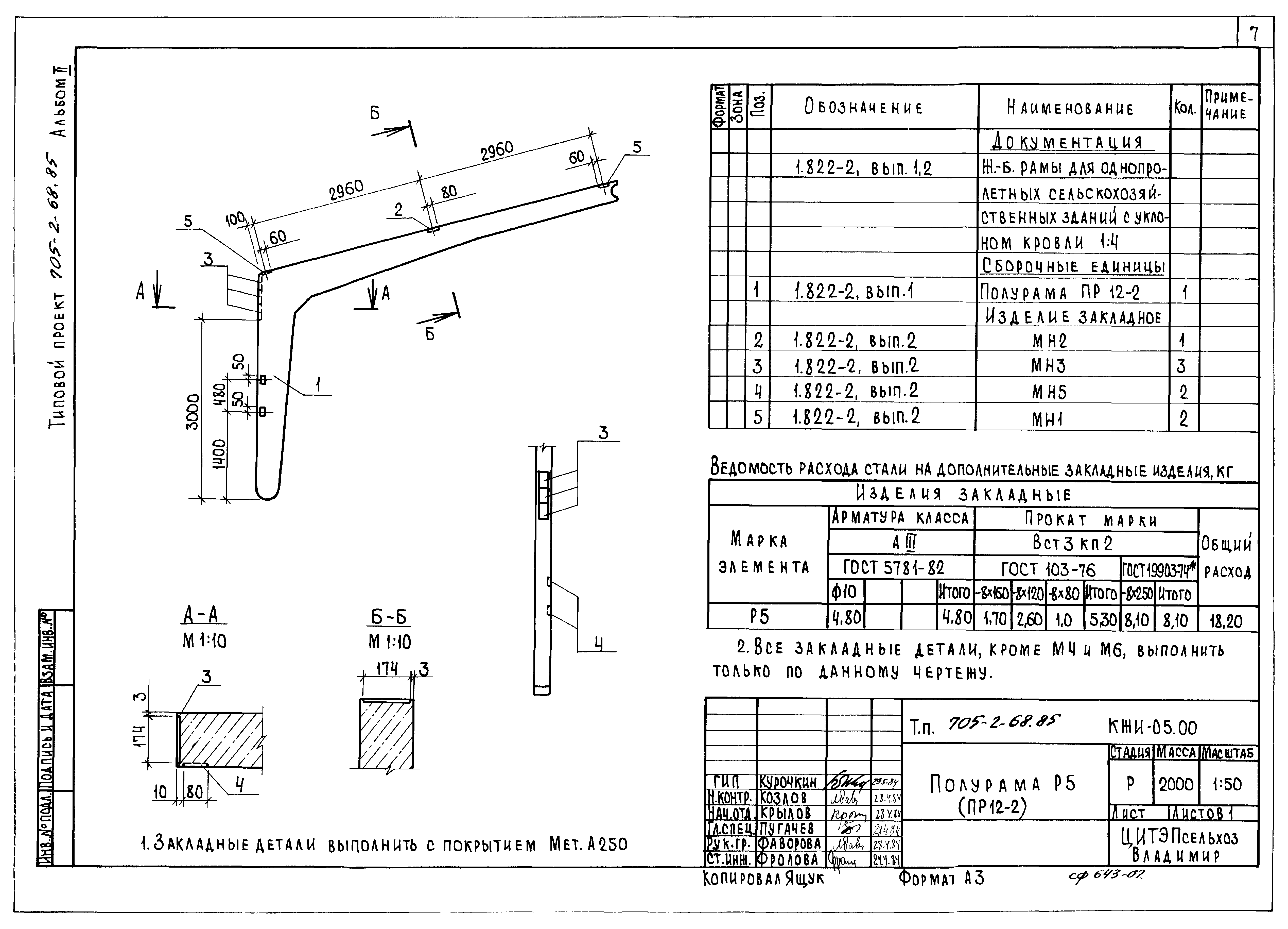Типовой проект 705-2-68.85