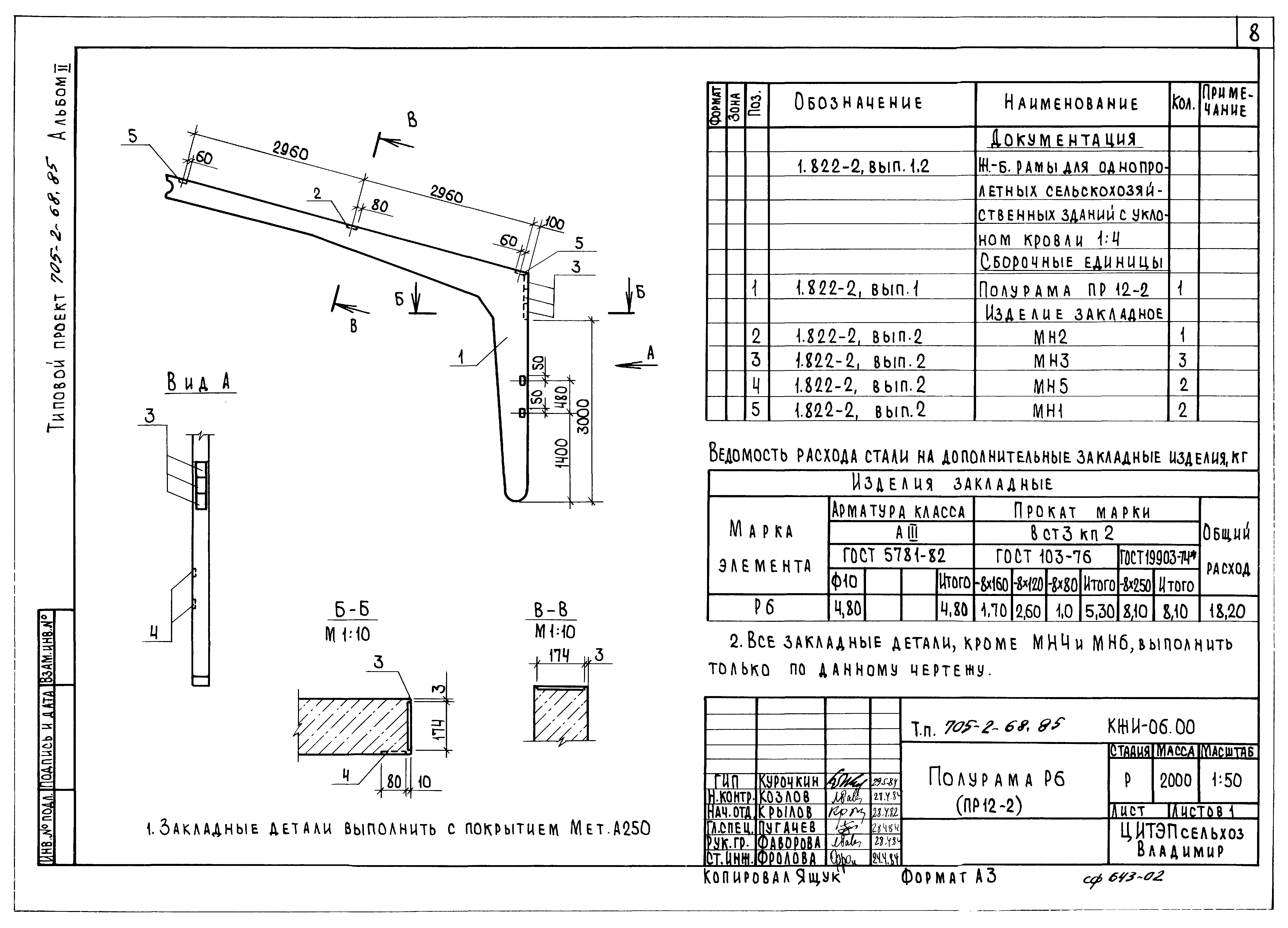 Типовой проект 705-2-68.85