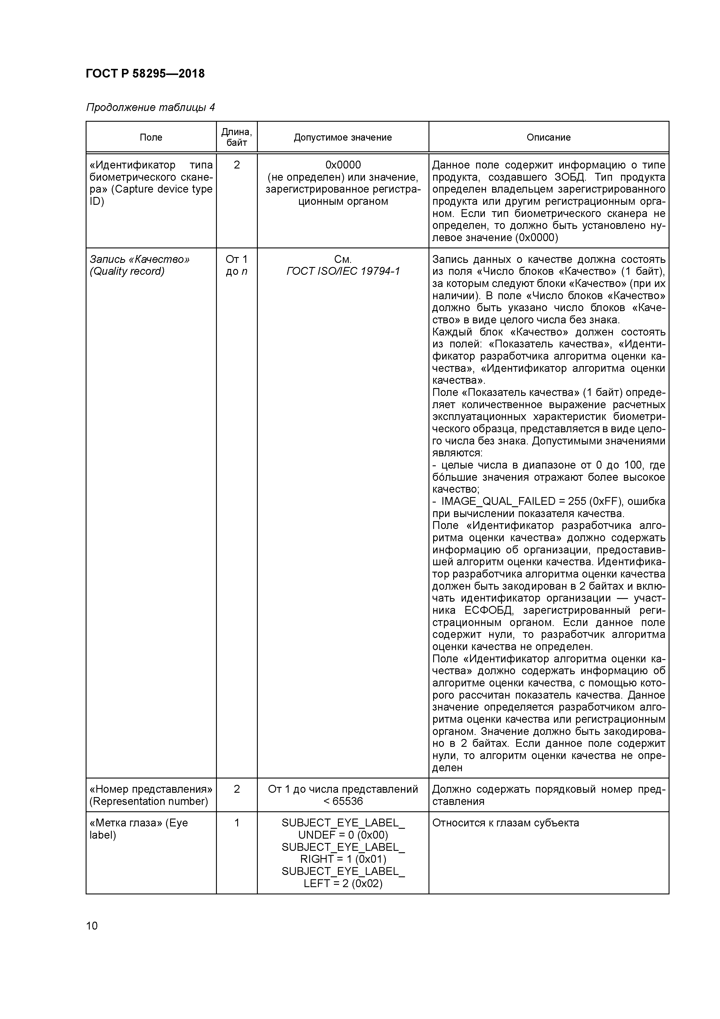 ГОСТ Р 58295-2018