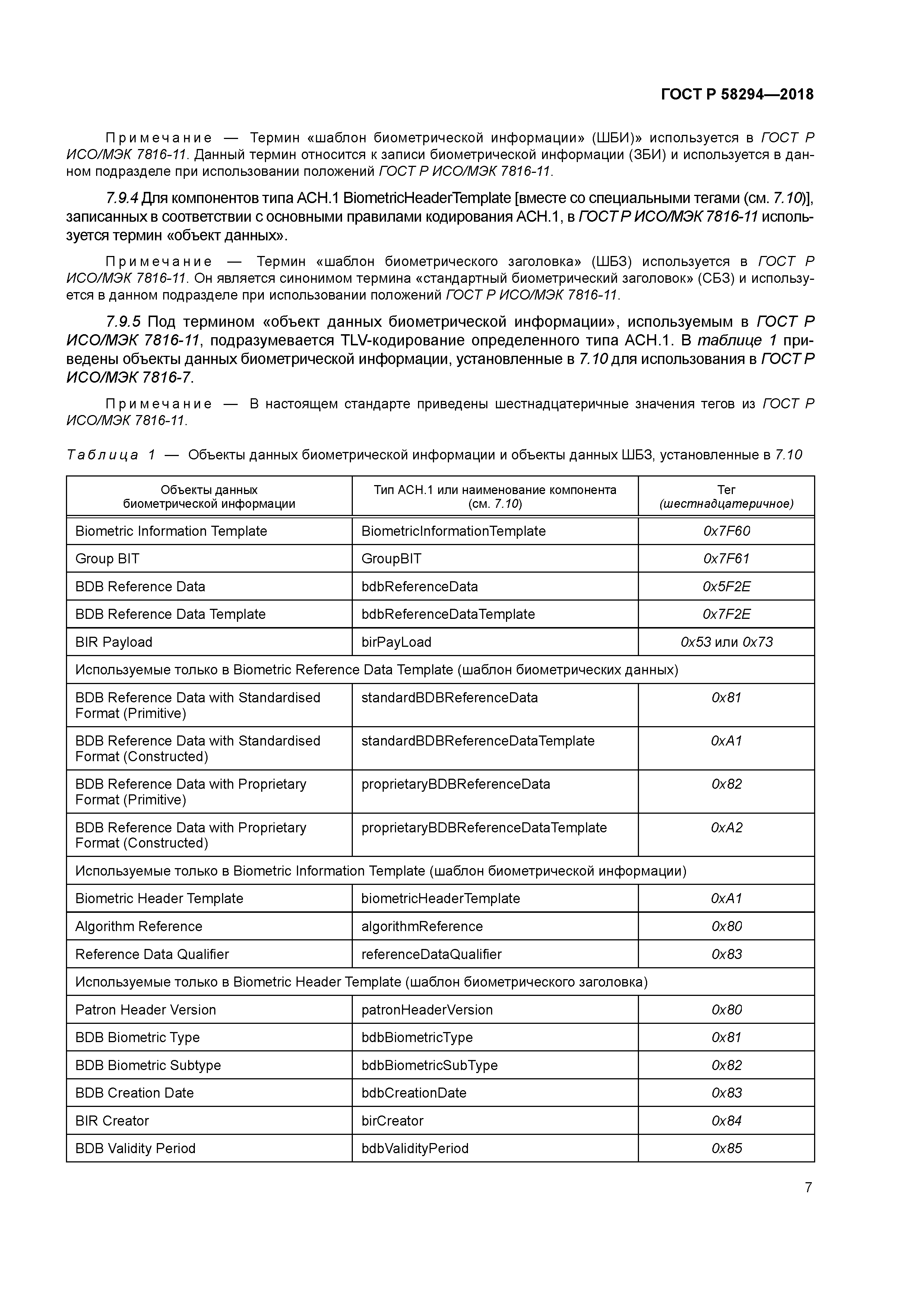 ГОСТ Р 58294-2018