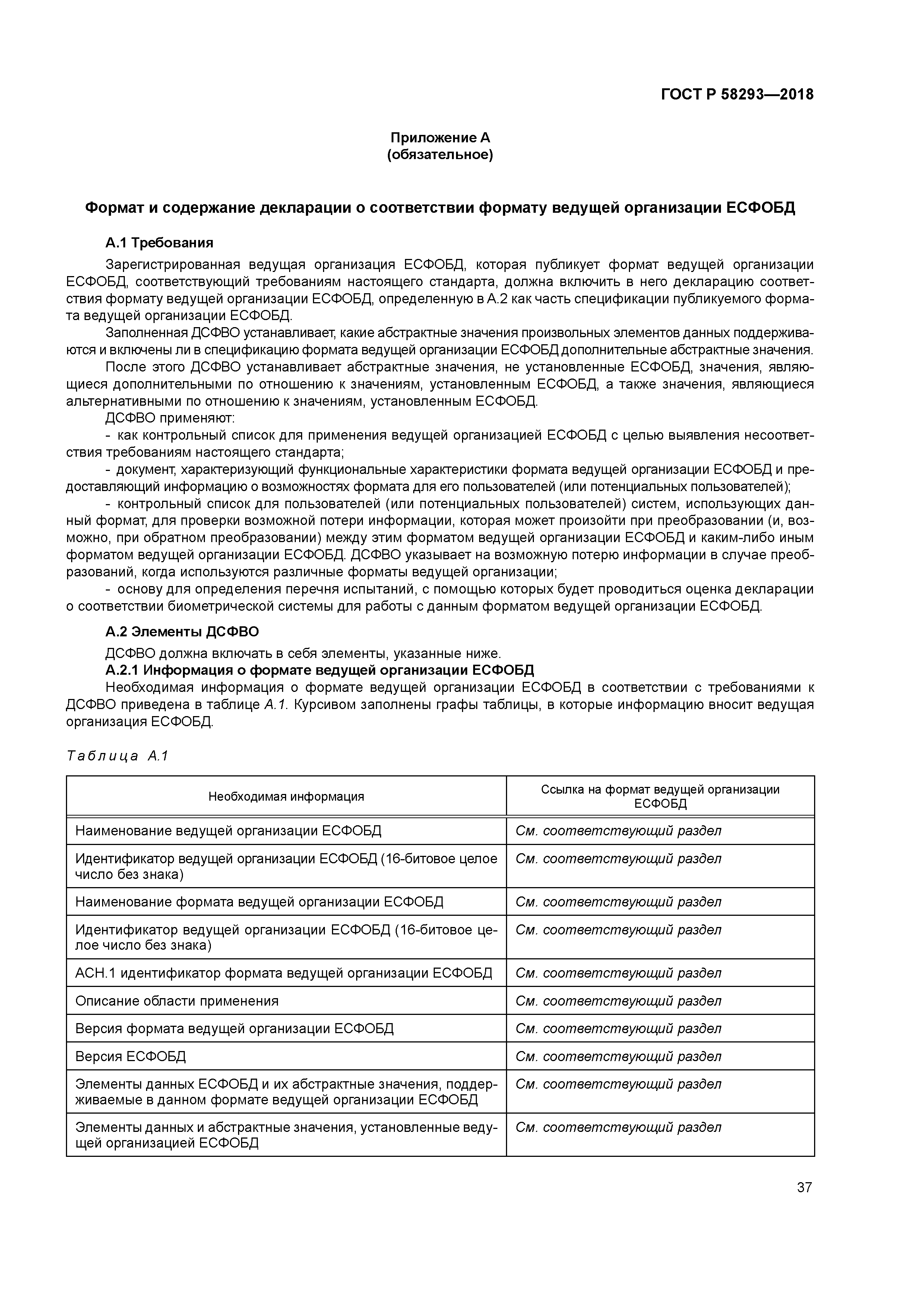 ГОСТ Р 58293-2018