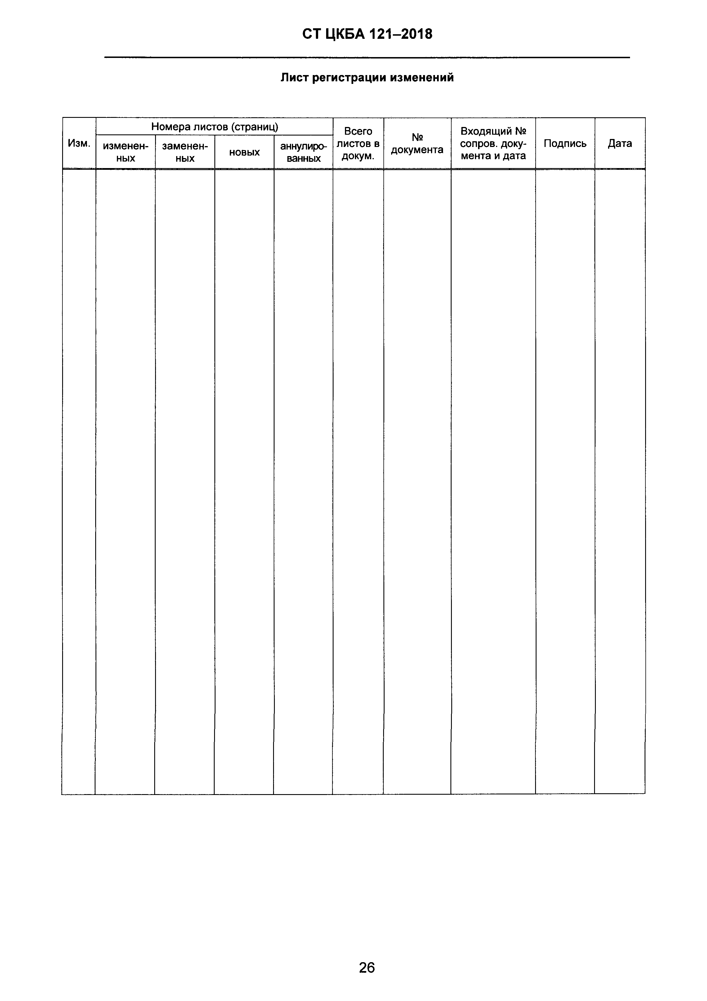 СТ ЦКБА 121-2018