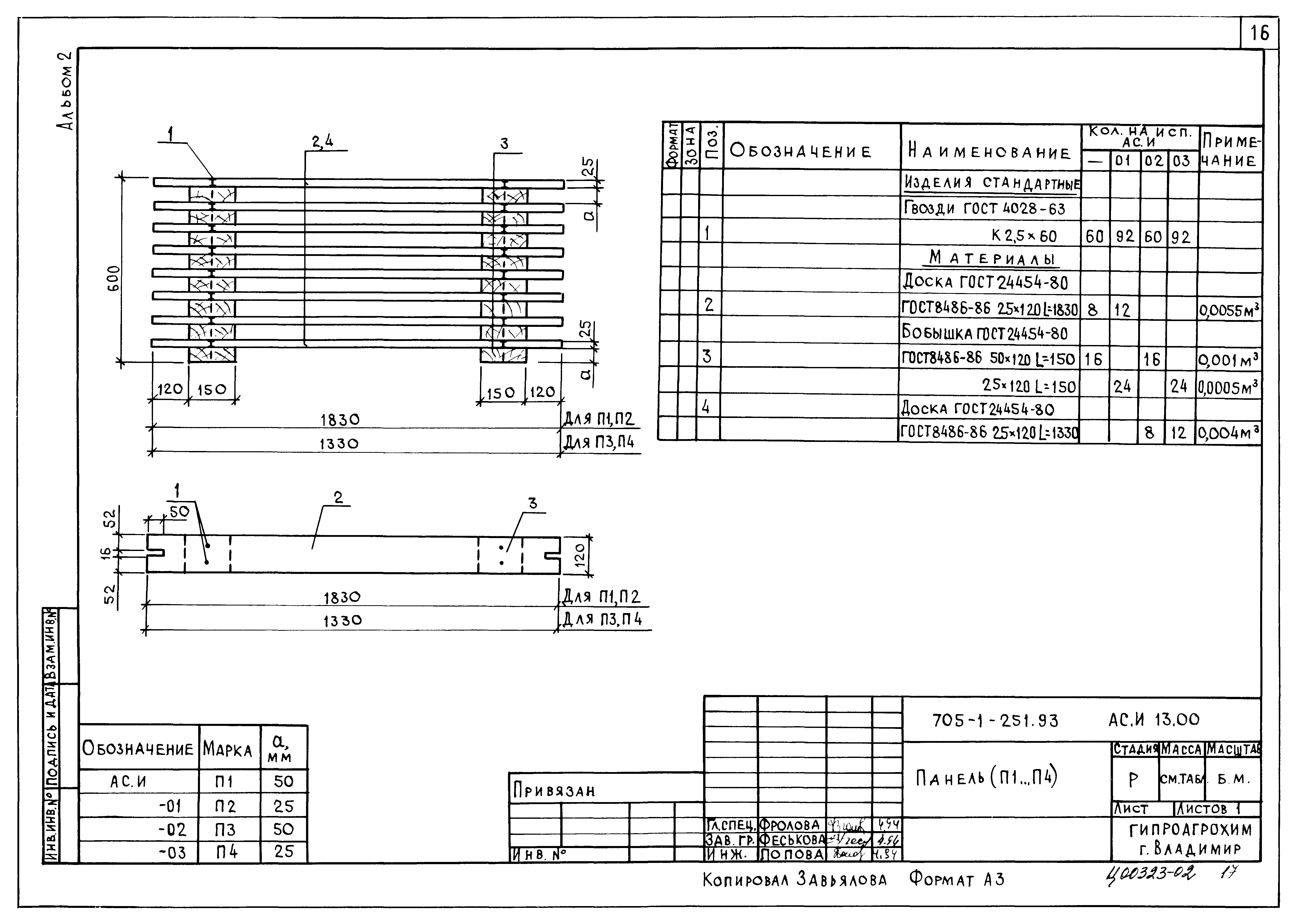 Типовой проект 705-1-248.93