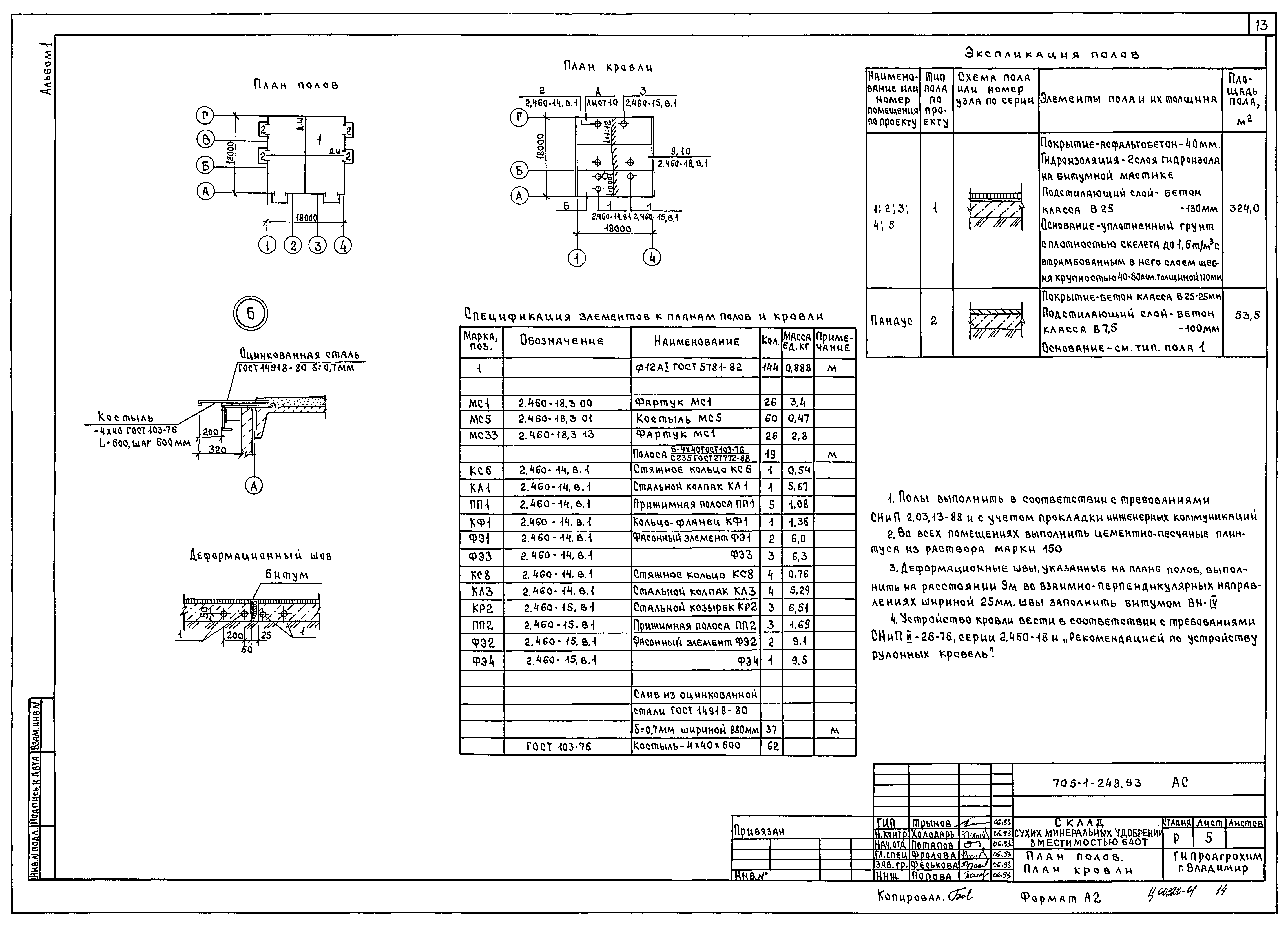 Типовой проект 705-1-248.93