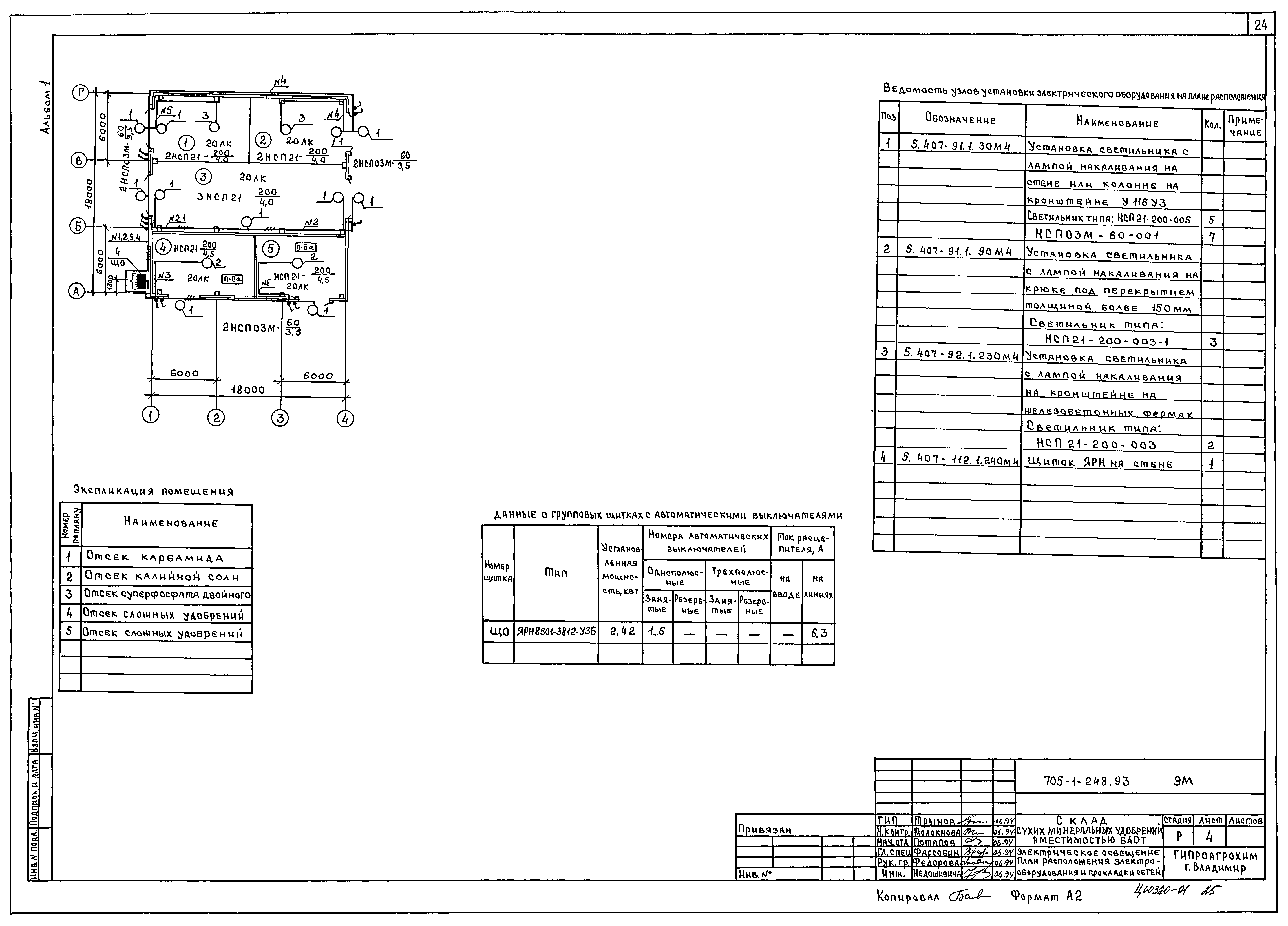 Типовой проект 705-1-248.93