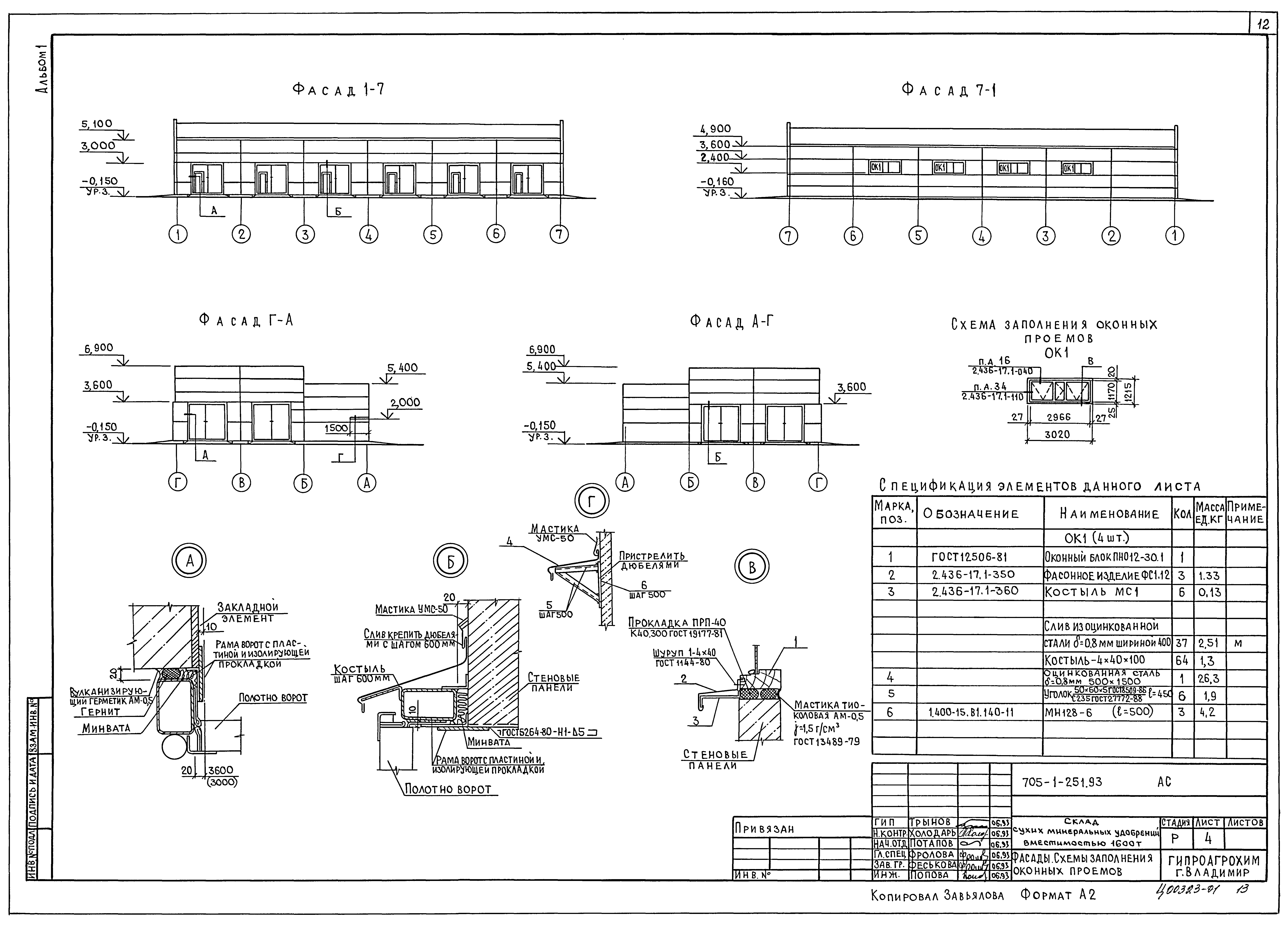 Типовой проект 705-1-251.93