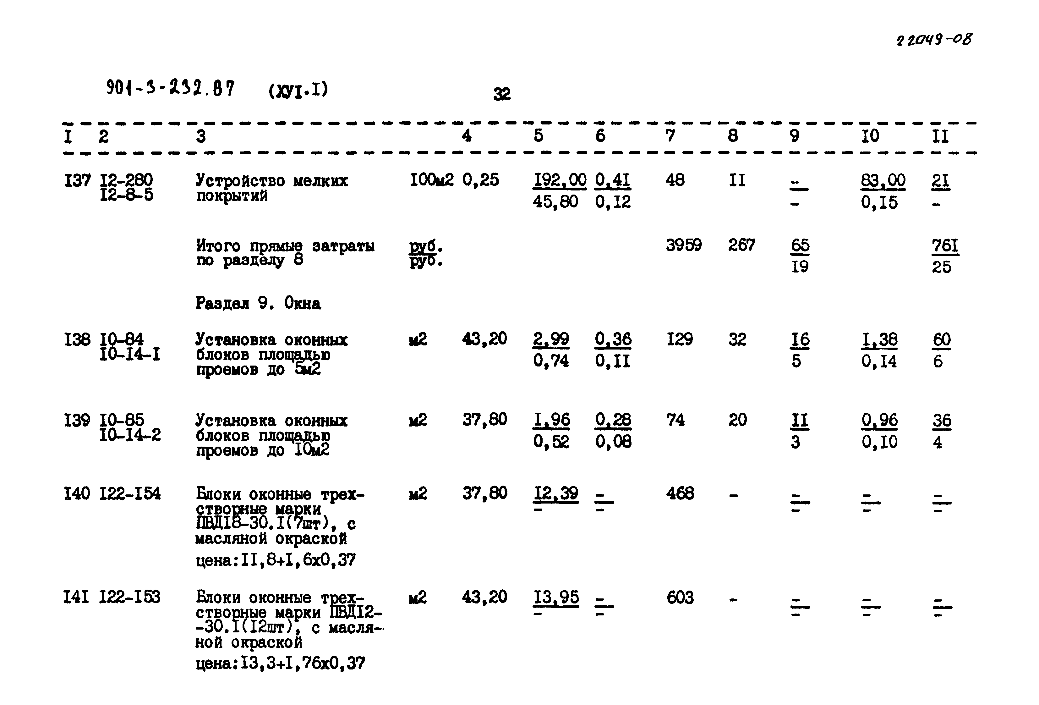 Типовой проект 901-3-232.87