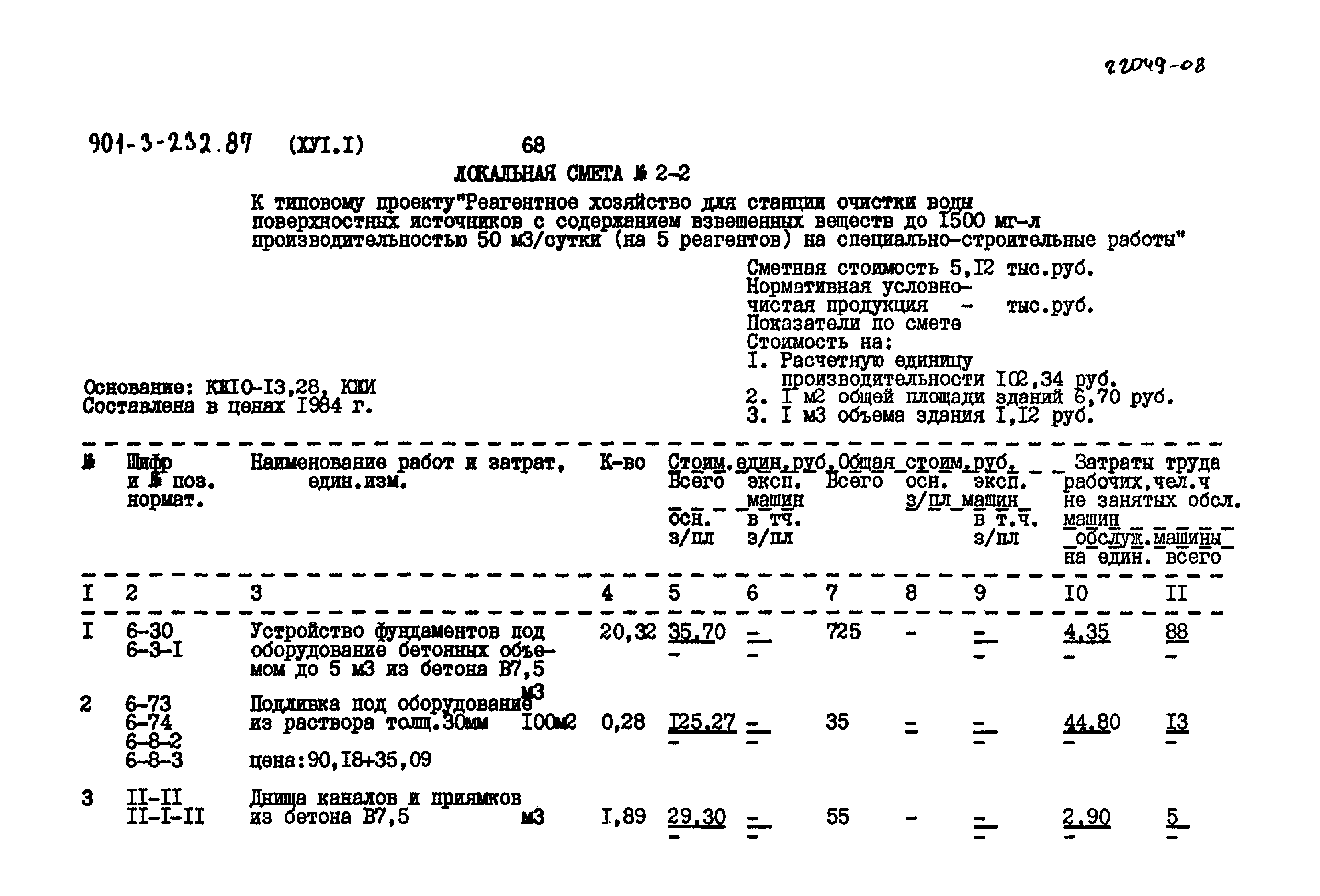 Типовой проект 901-3-232.87