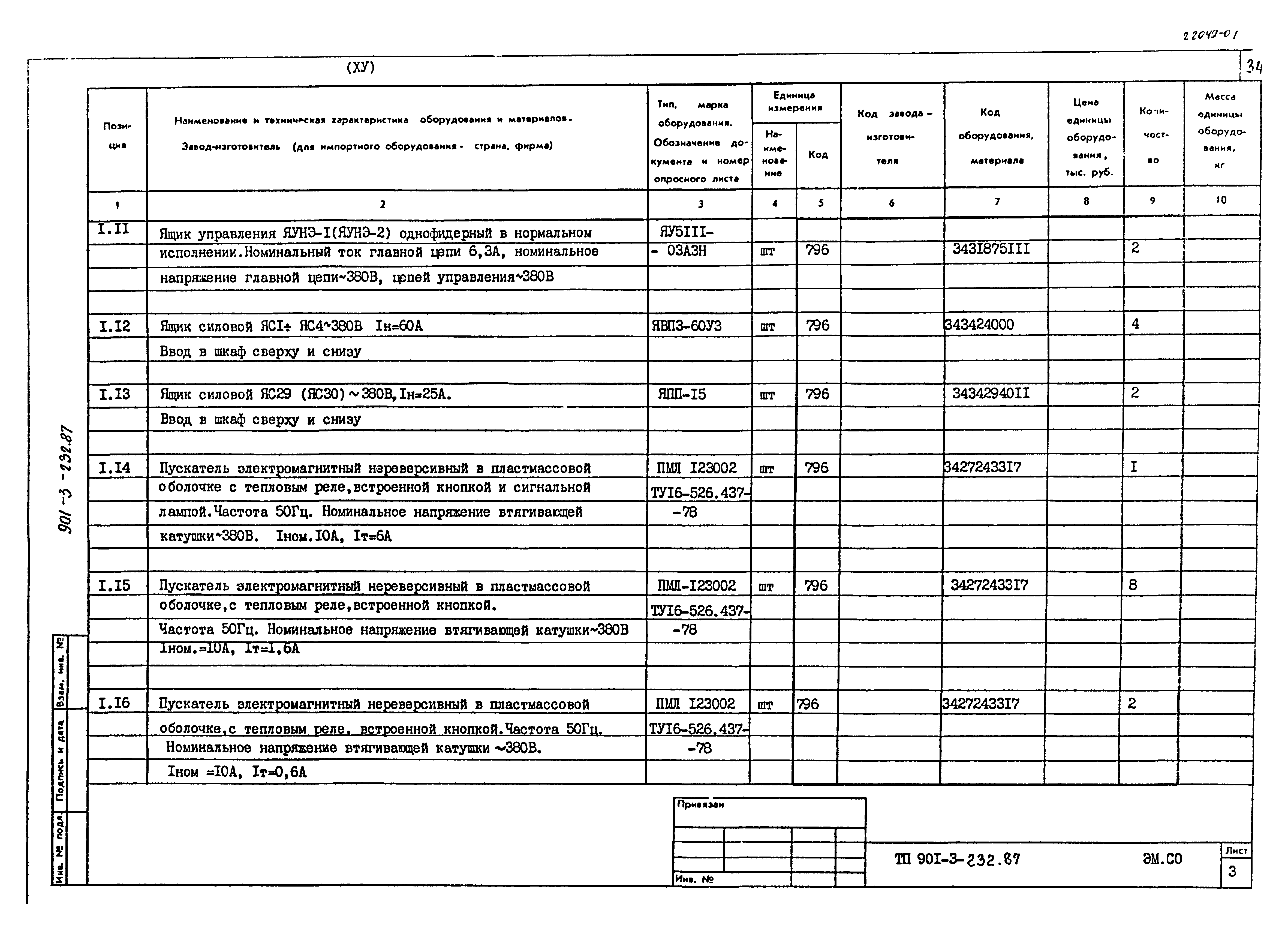 Типовой проект 901-3-232.87