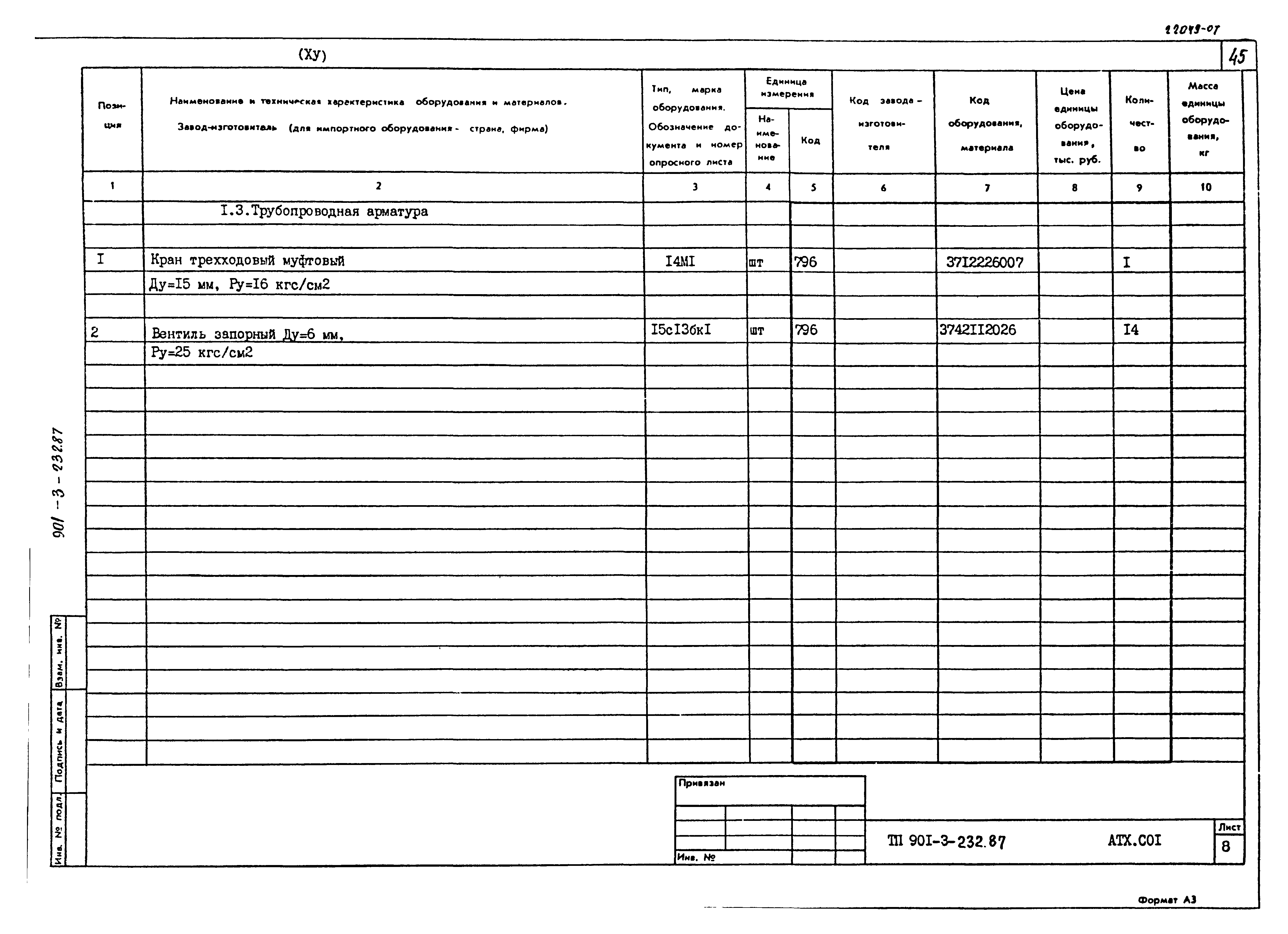 Типовой проект 901-3-232.87