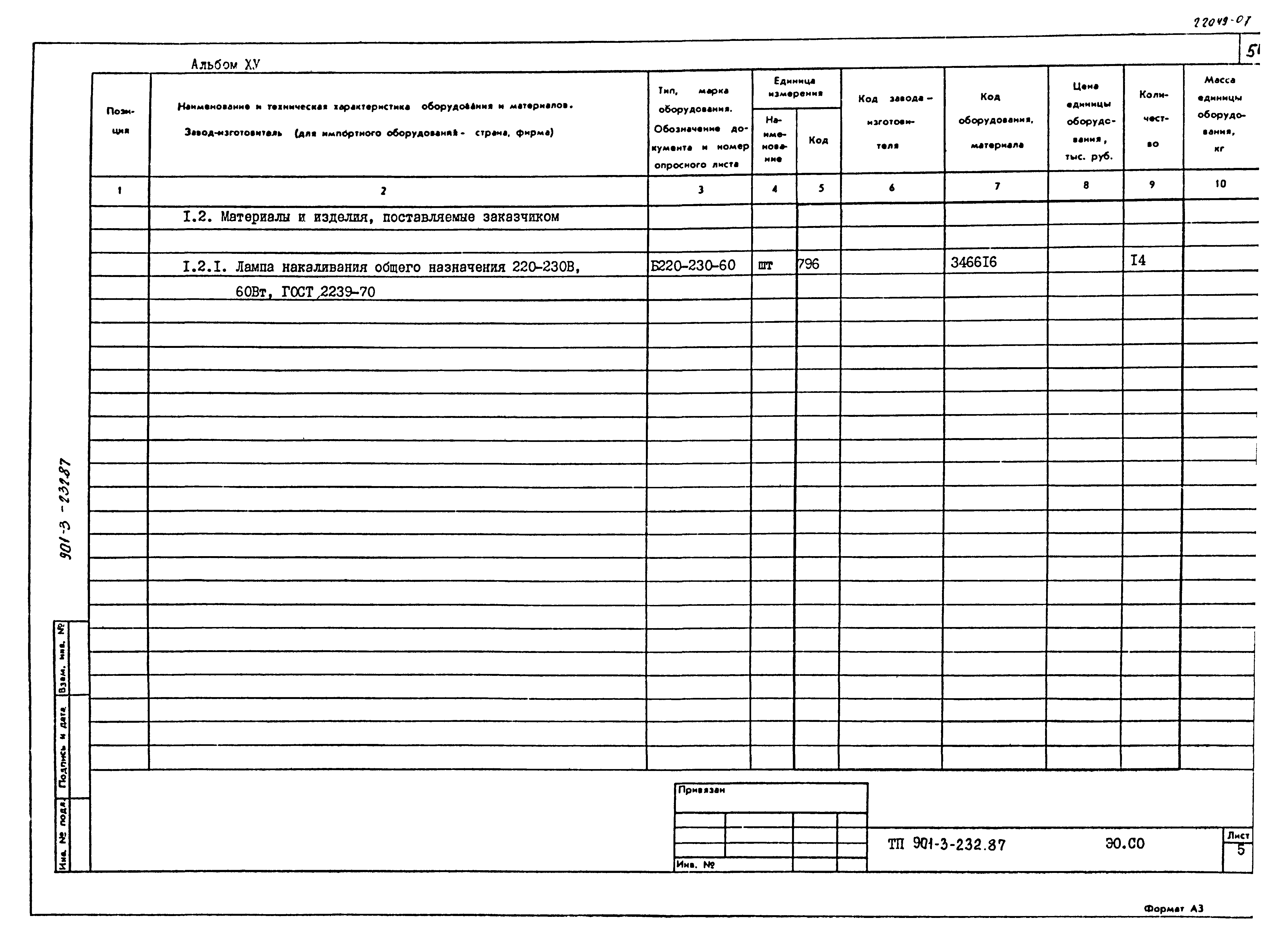 Типовой проект 901-3-232.87