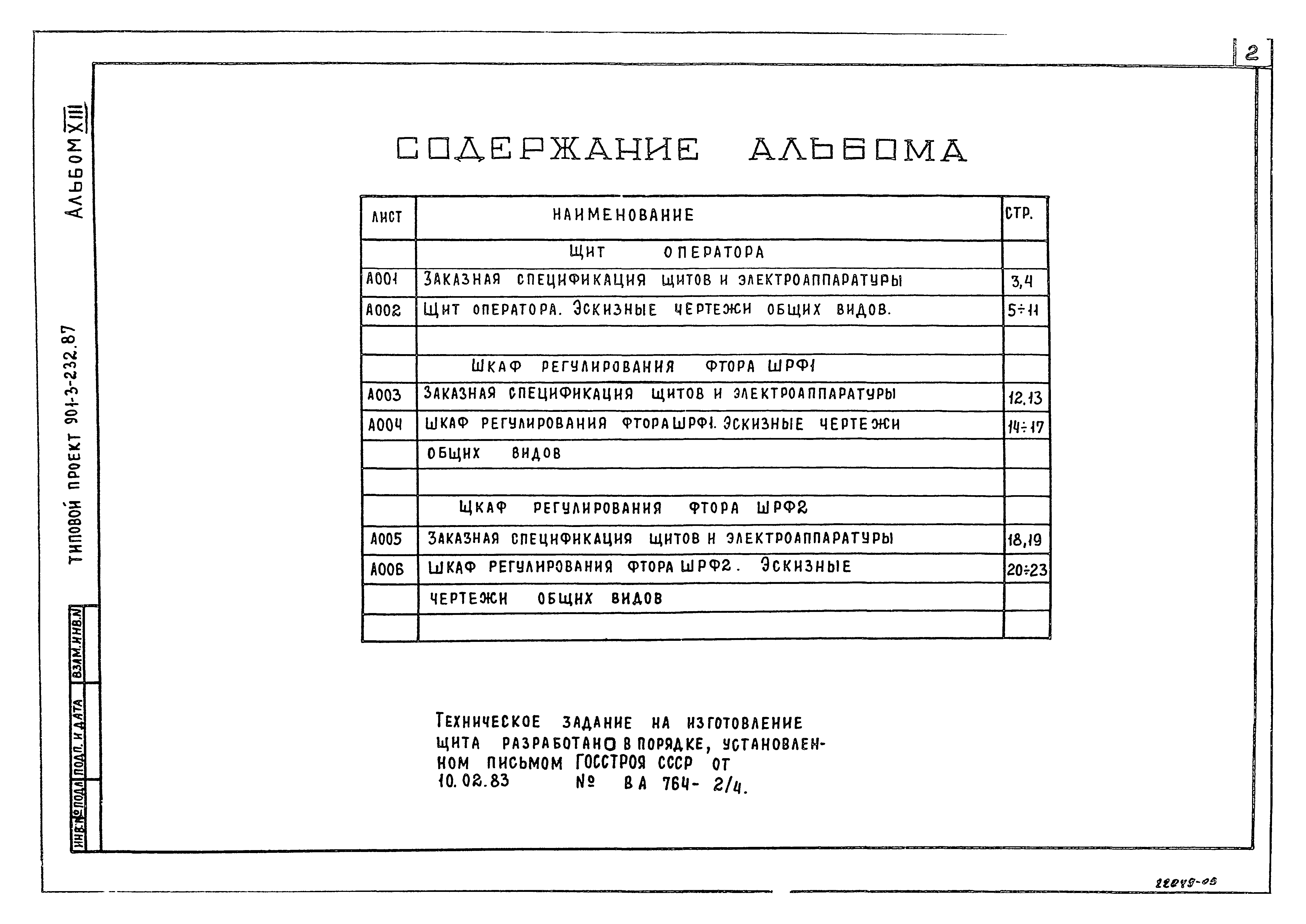 Типовой проект 901-3-232.87