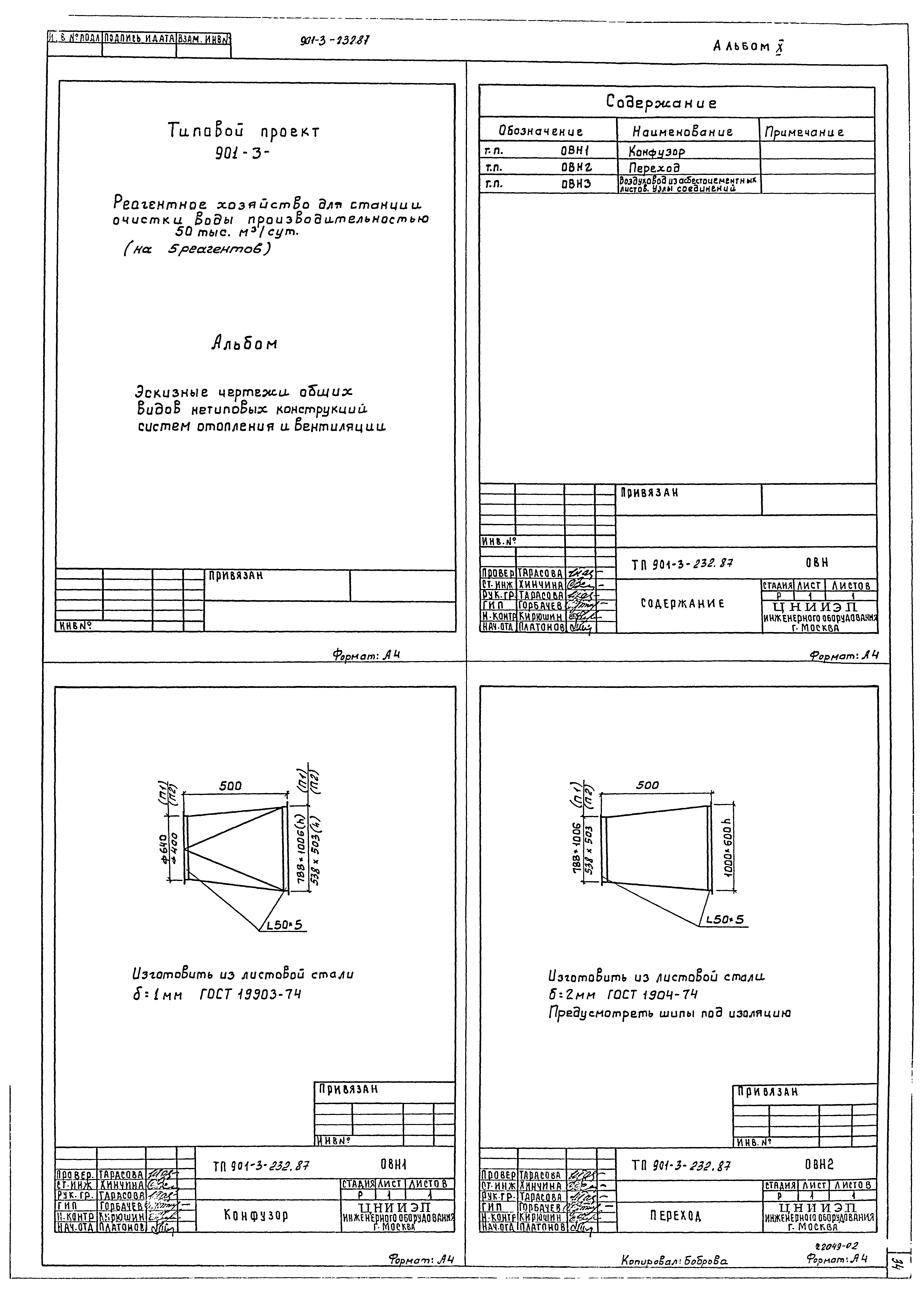 Типовой проект 901-3-232.87