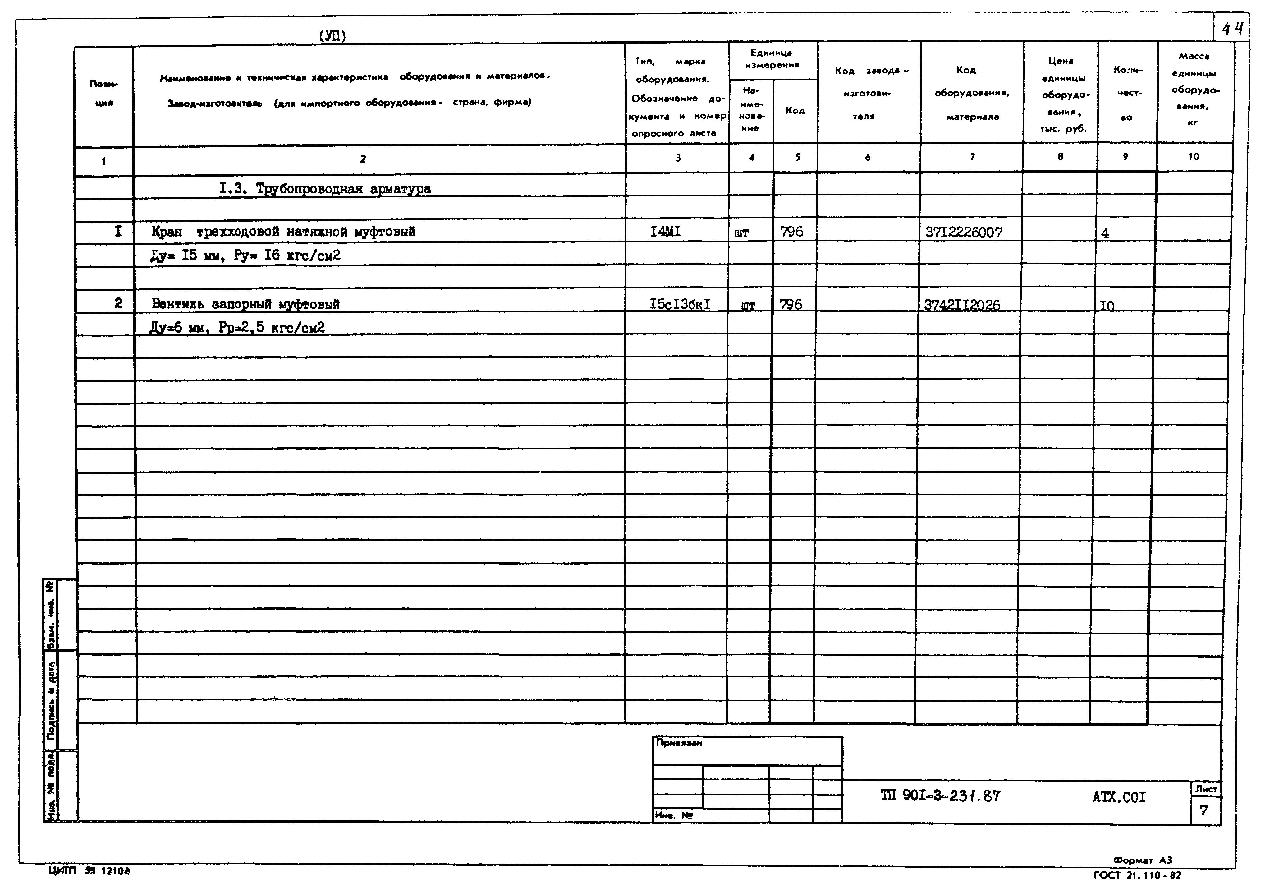Типовой проект 901-3-232.87