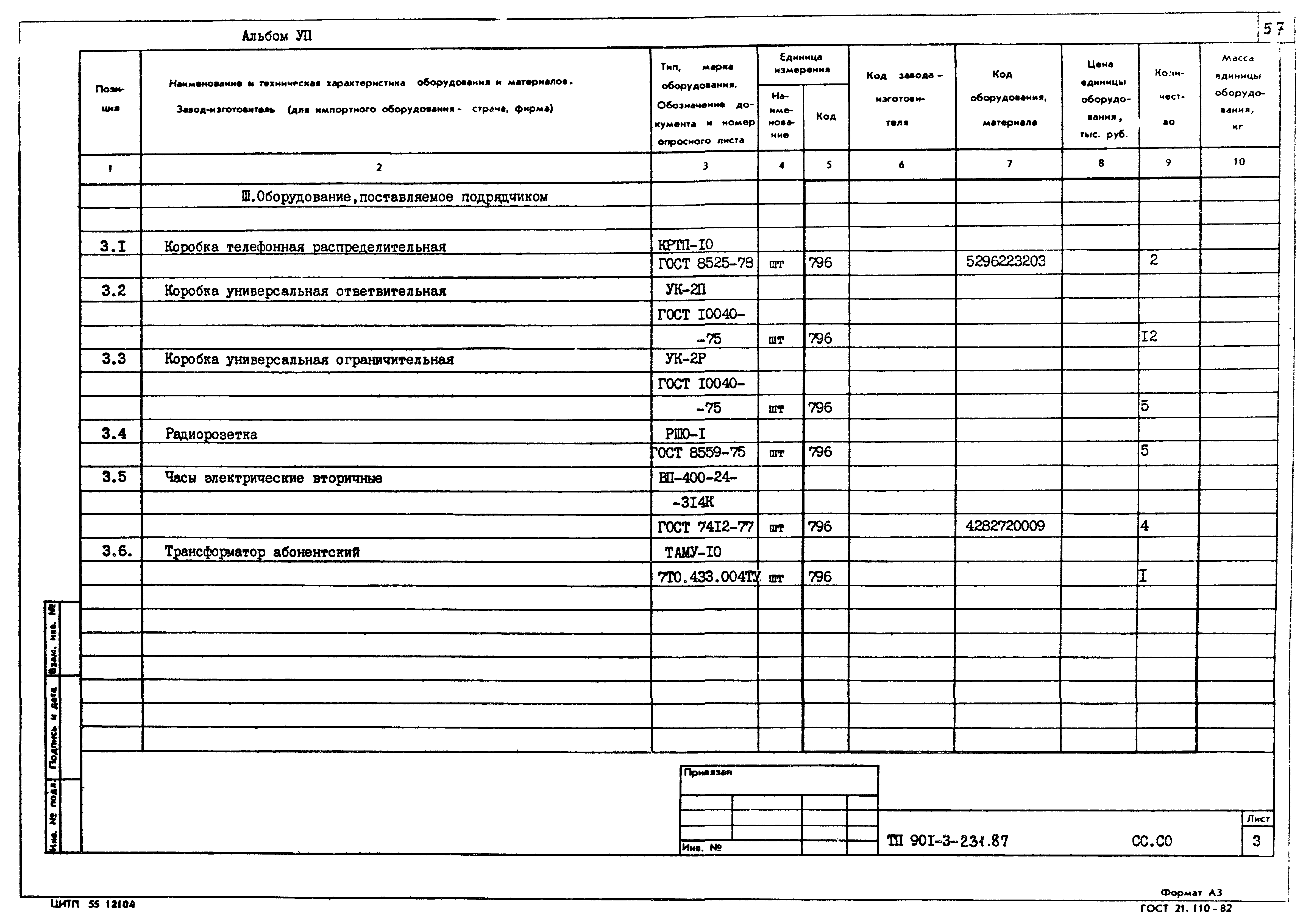 Типовой проект 901-3-232.87