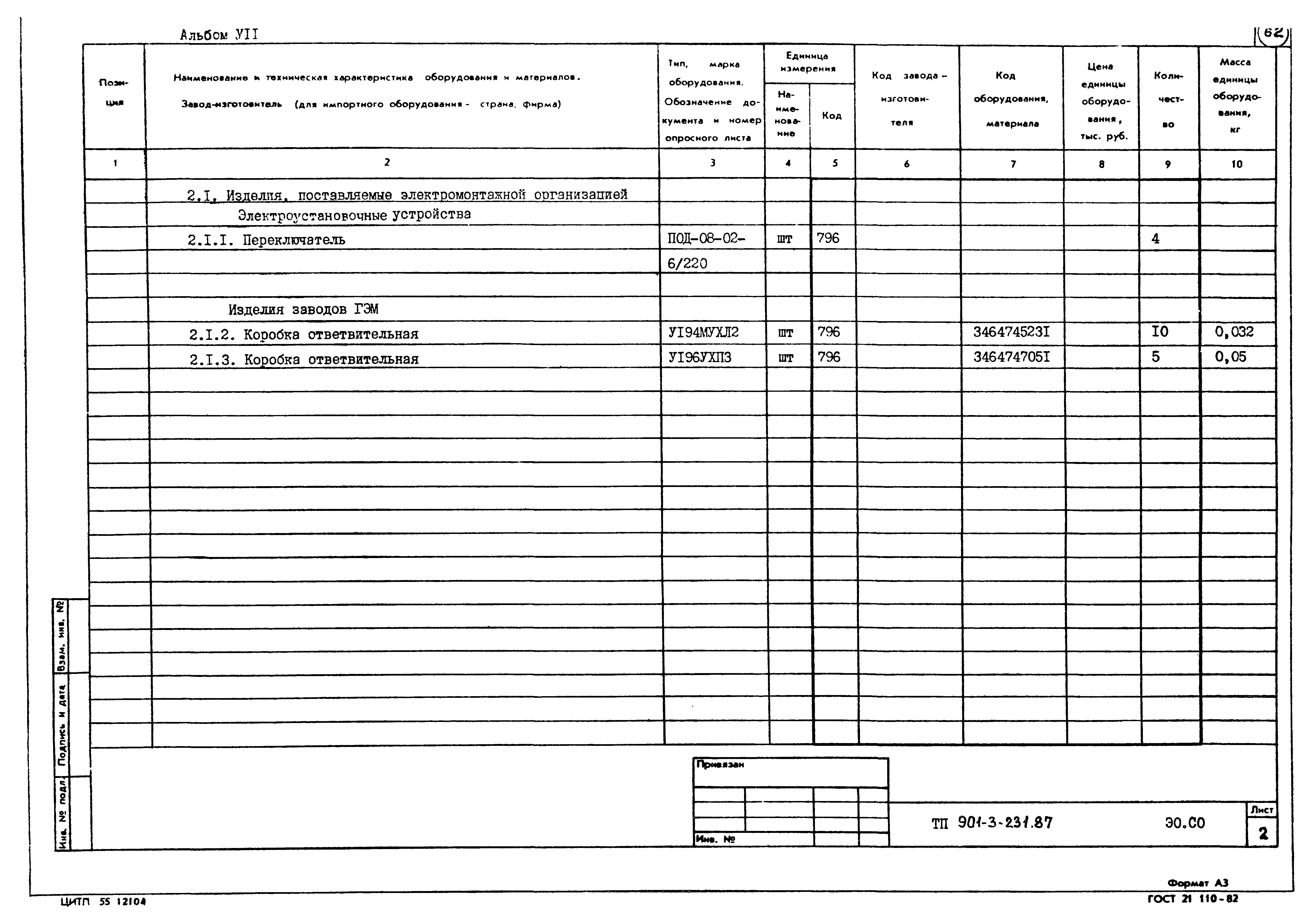 Типовой проект 901-3-232.87