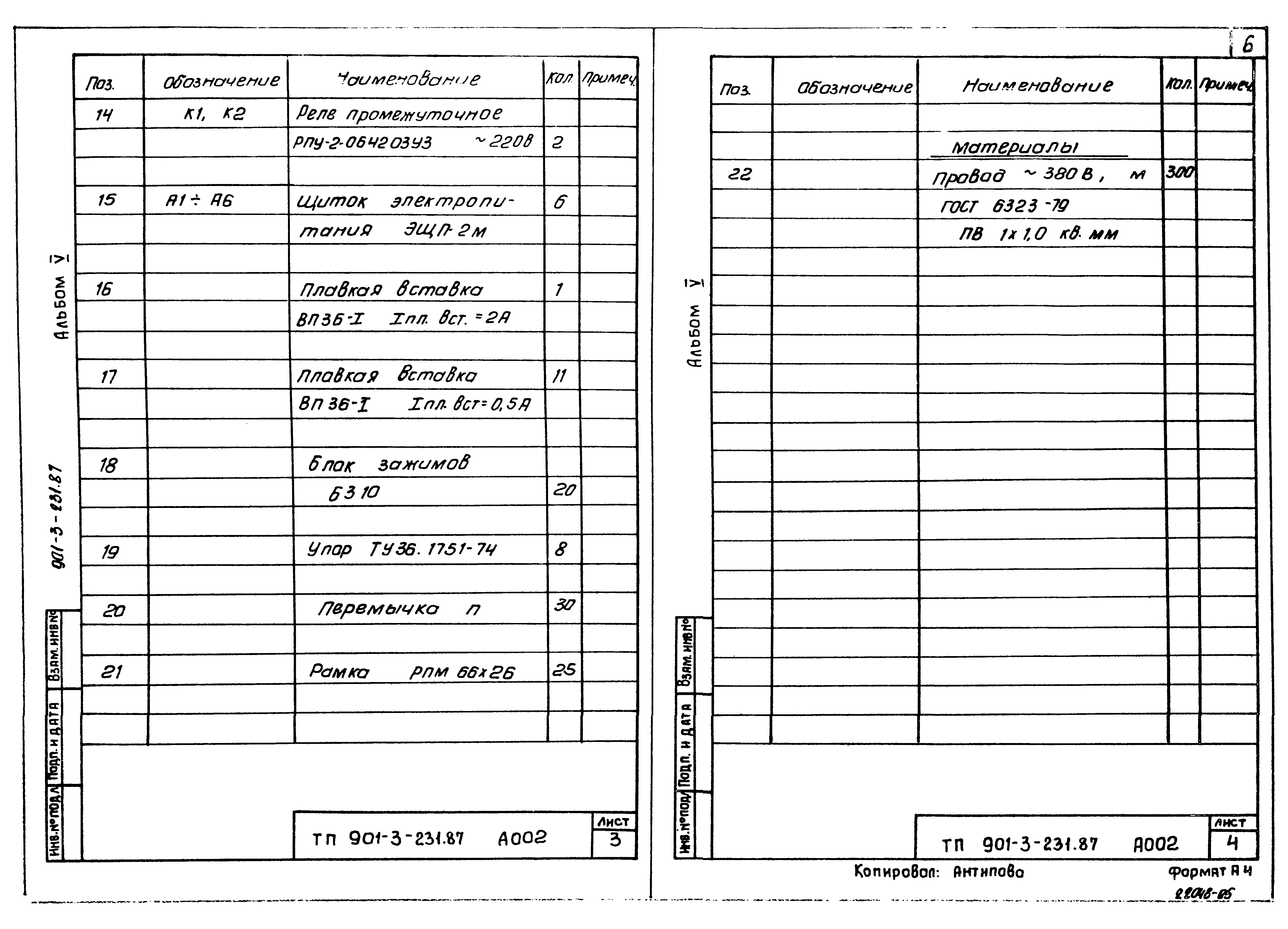 Типовой проект 901-3-232.87