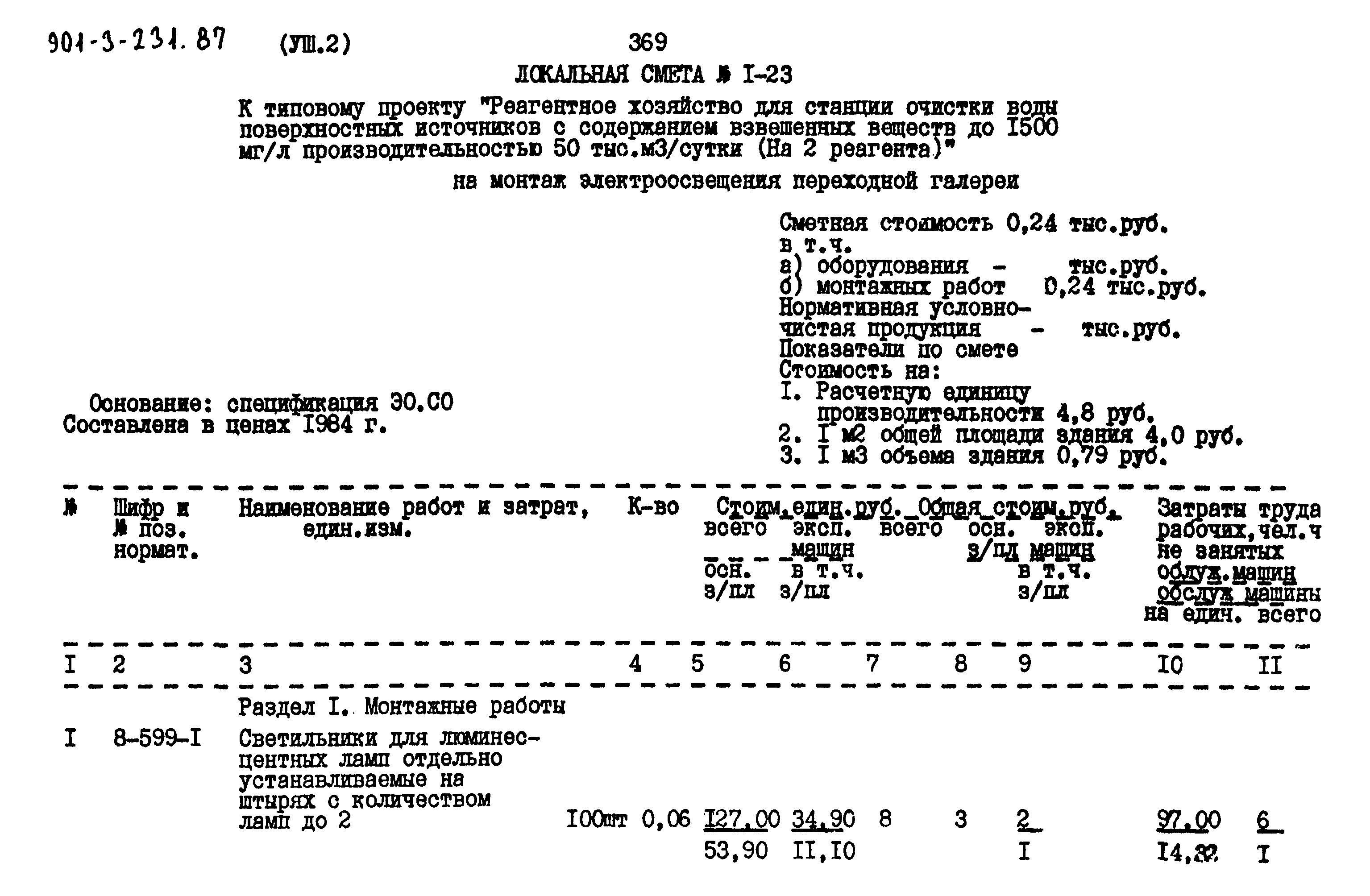 Типовой проект 901-3-231.87