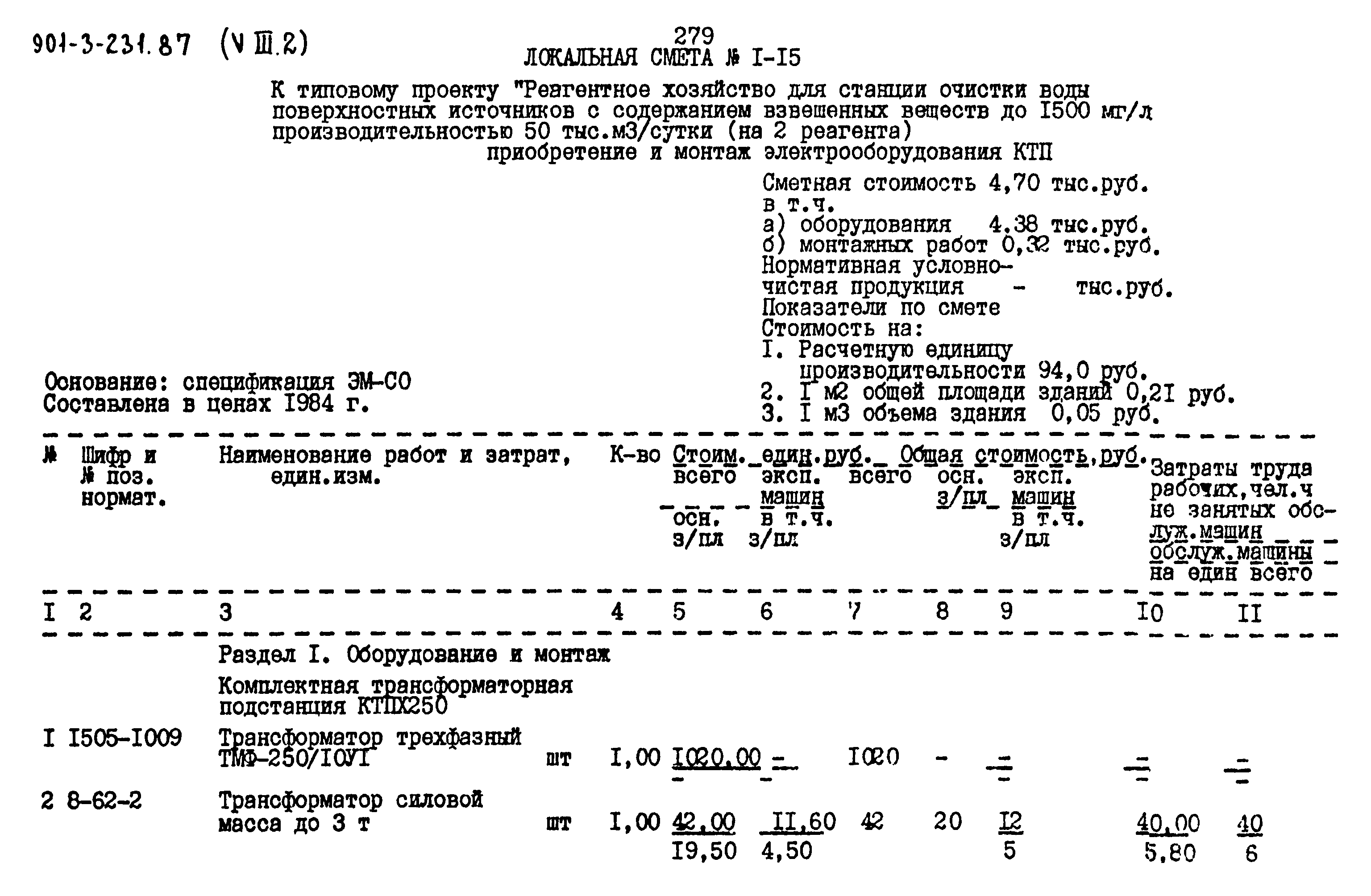 Типовой проект 901-3-231.87