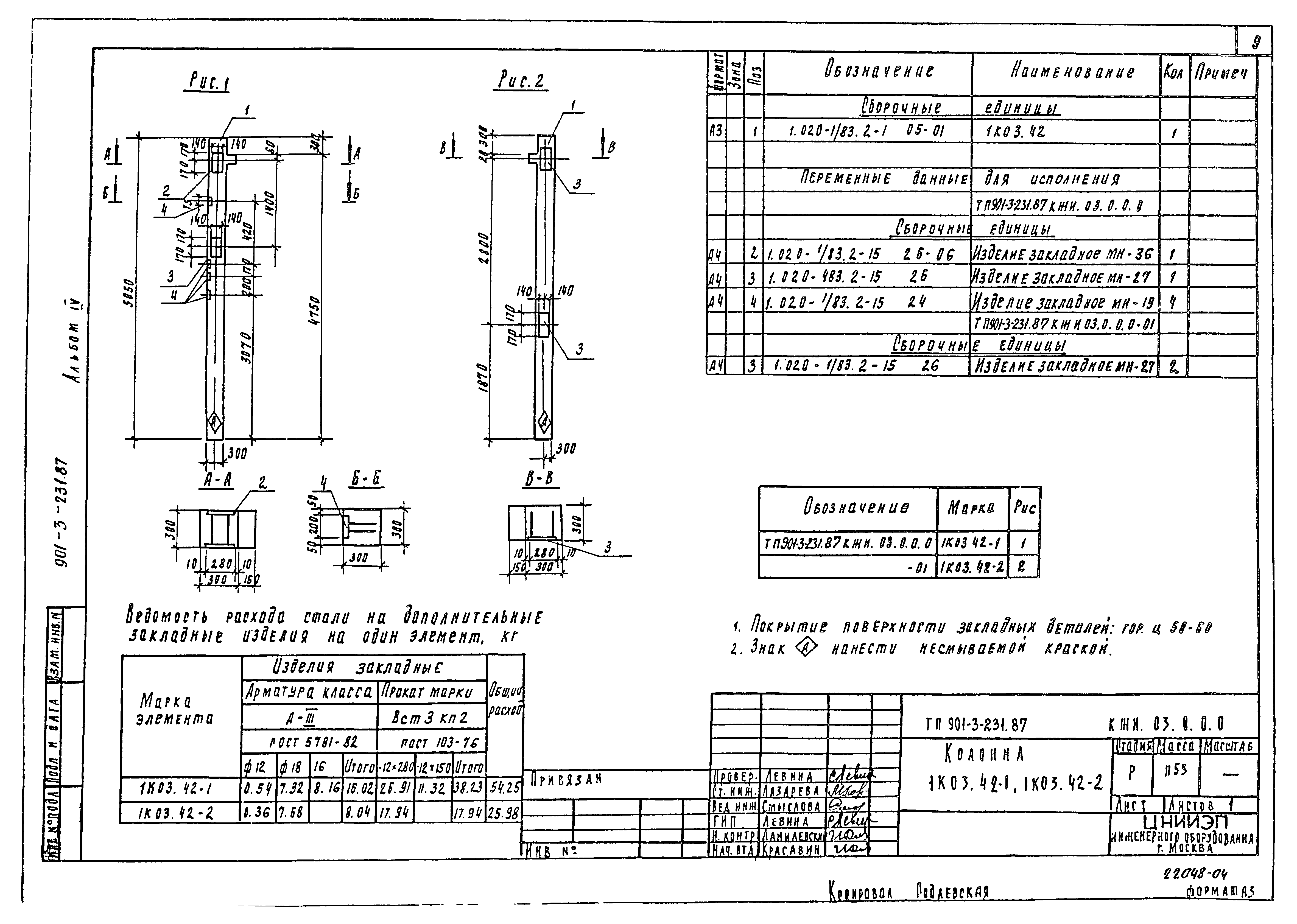 Типовой проект 901-3-231.87